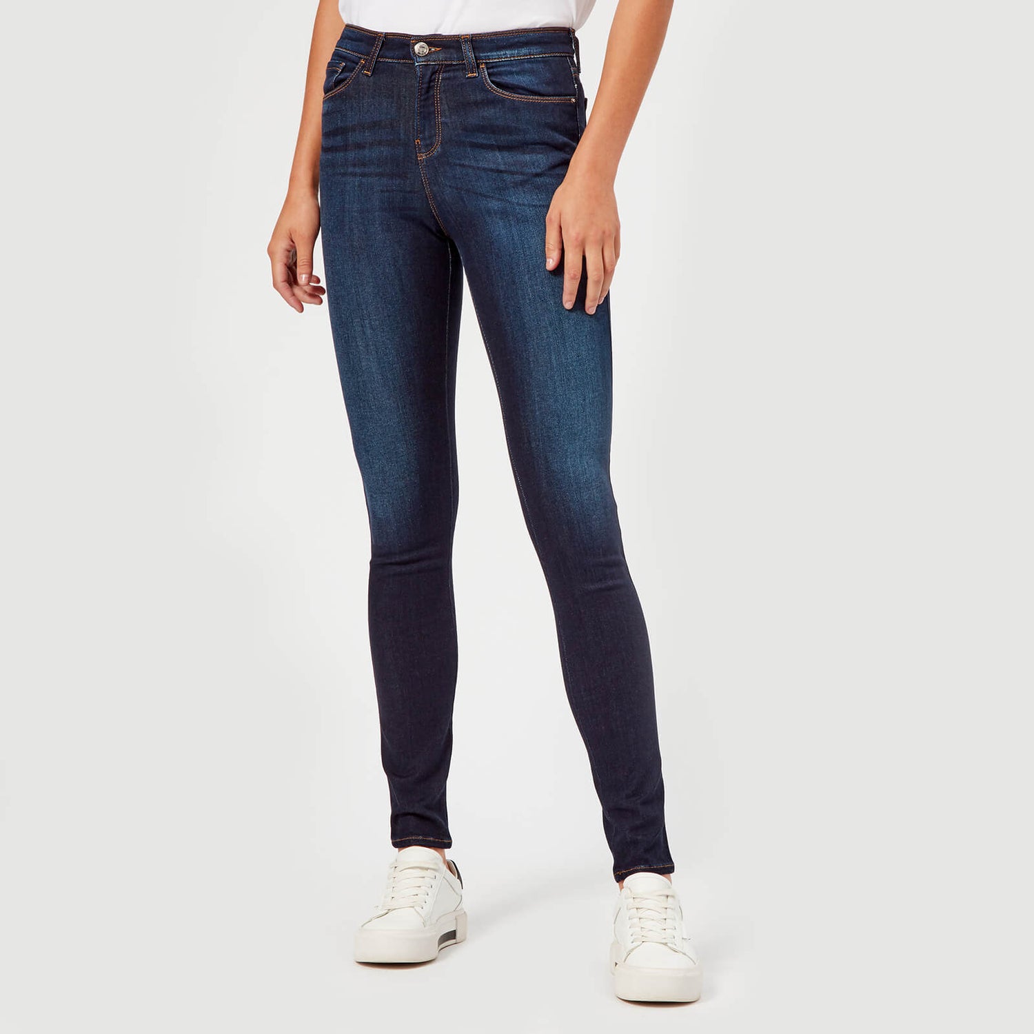 Emporio Armani Women s J20 High Rise Jeans Blue