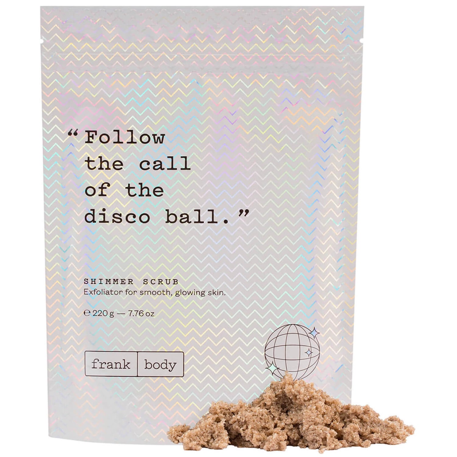 Frank Body Shimmer Scrub 220g Cult Beauty