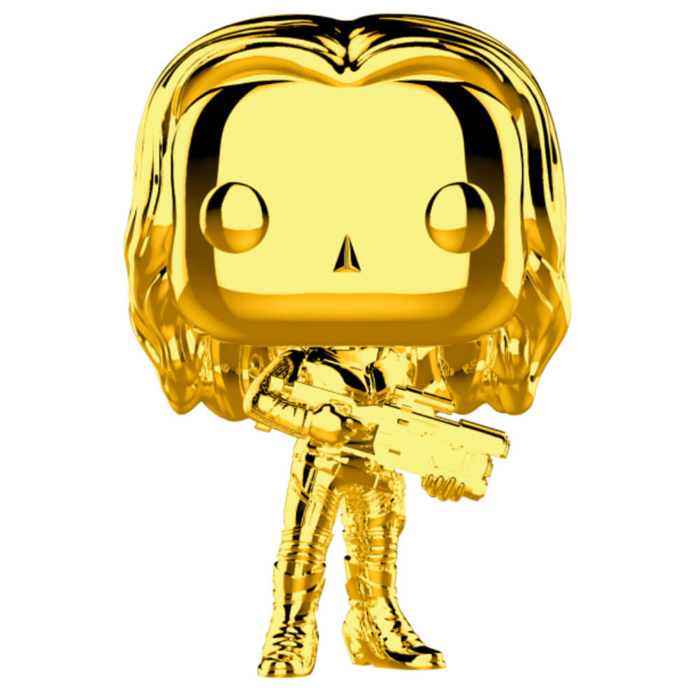 Marvel MS 10 Gamora Gold Chrome Pop 