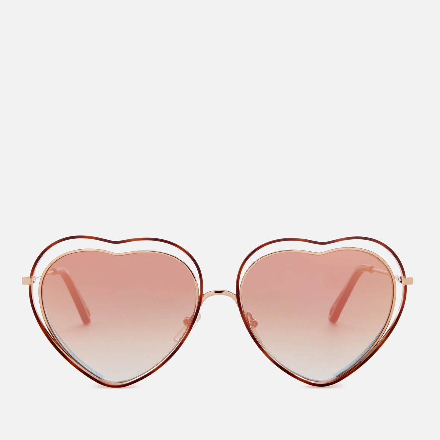 Chloé Women's Nola Frame Sunglasses - Havana/Brown Peach