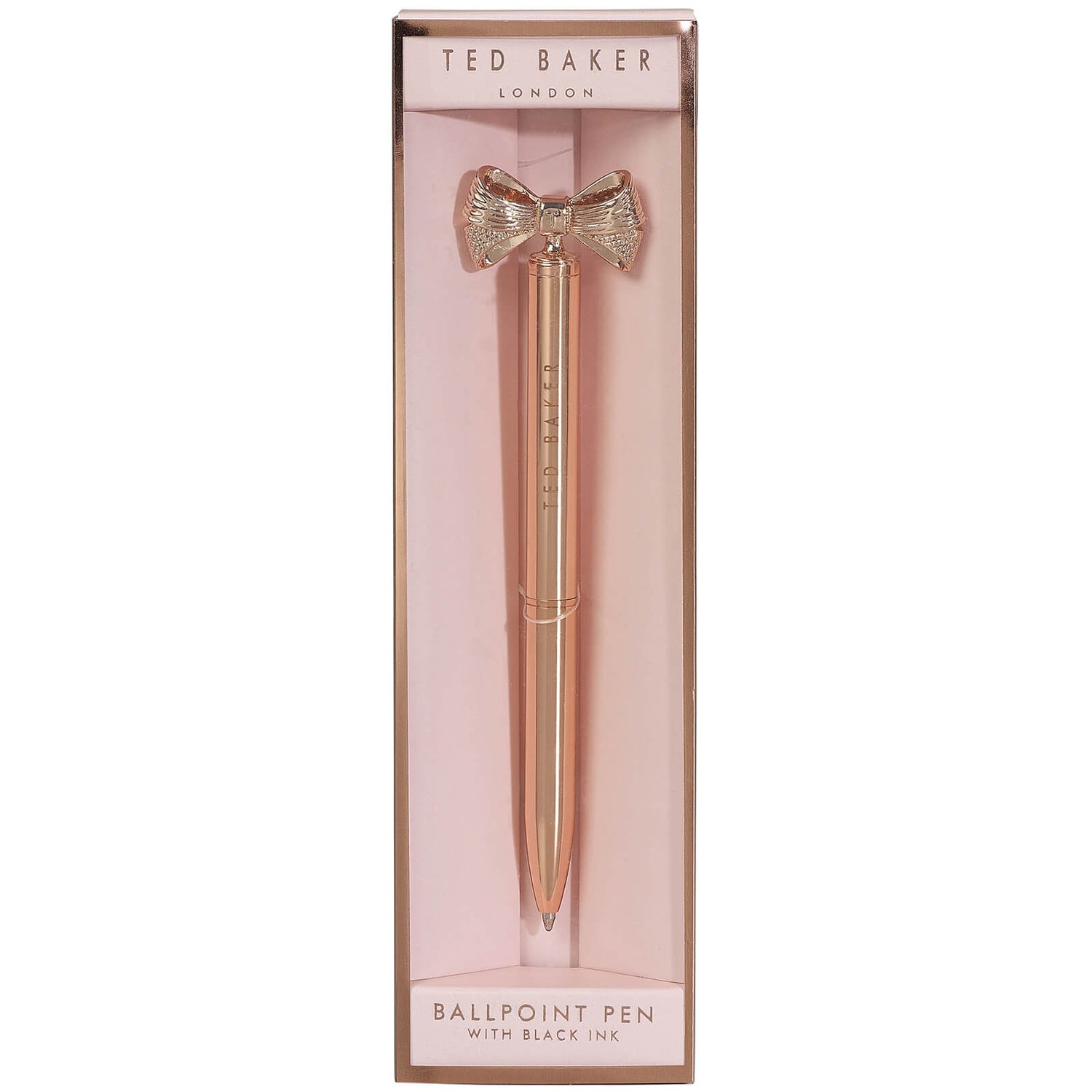 Ted Baker Signature All About Bows Pen Rose Gold IWOOT UK