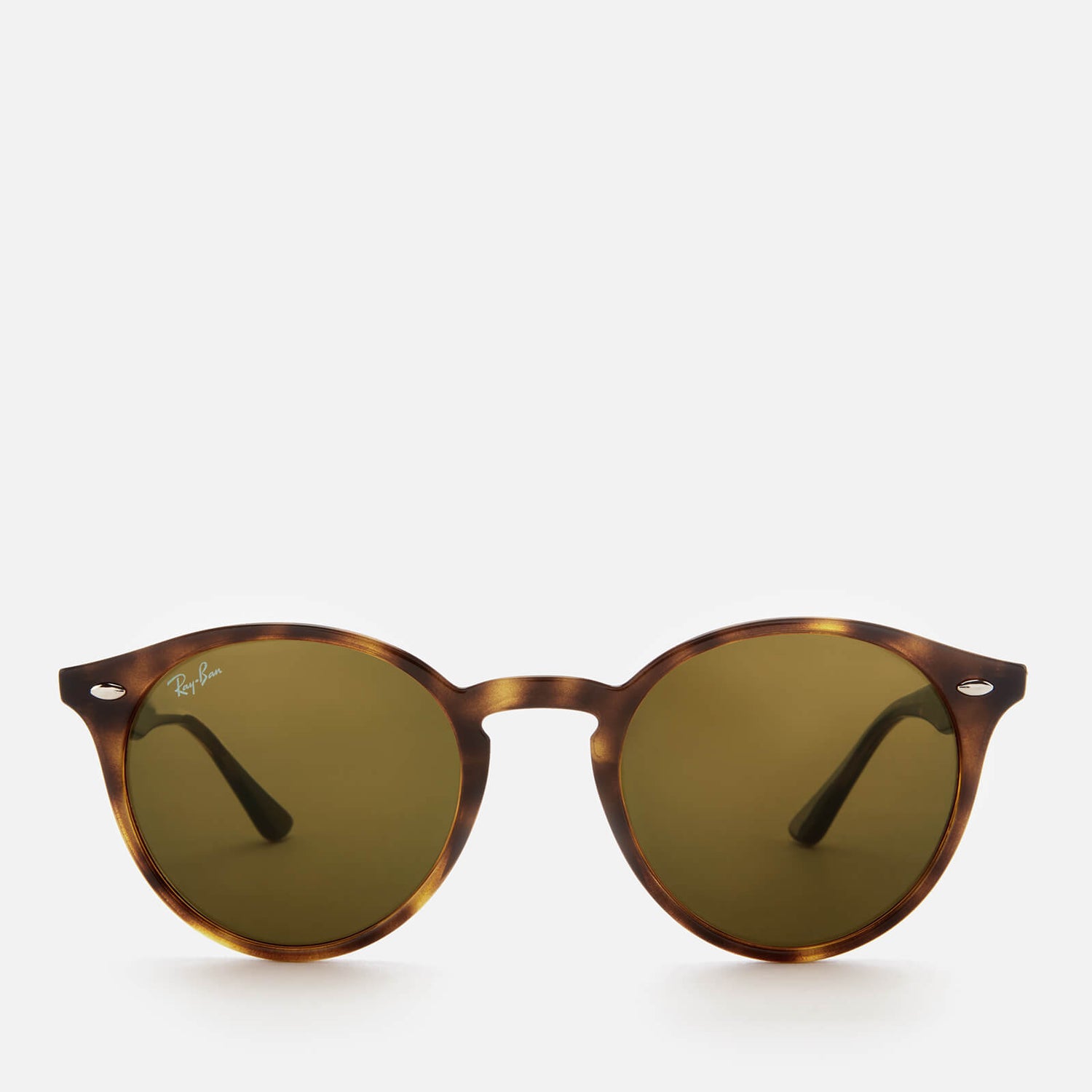 Ray Ban Men s Round Frame Sunglasses Dark Havana TheHut