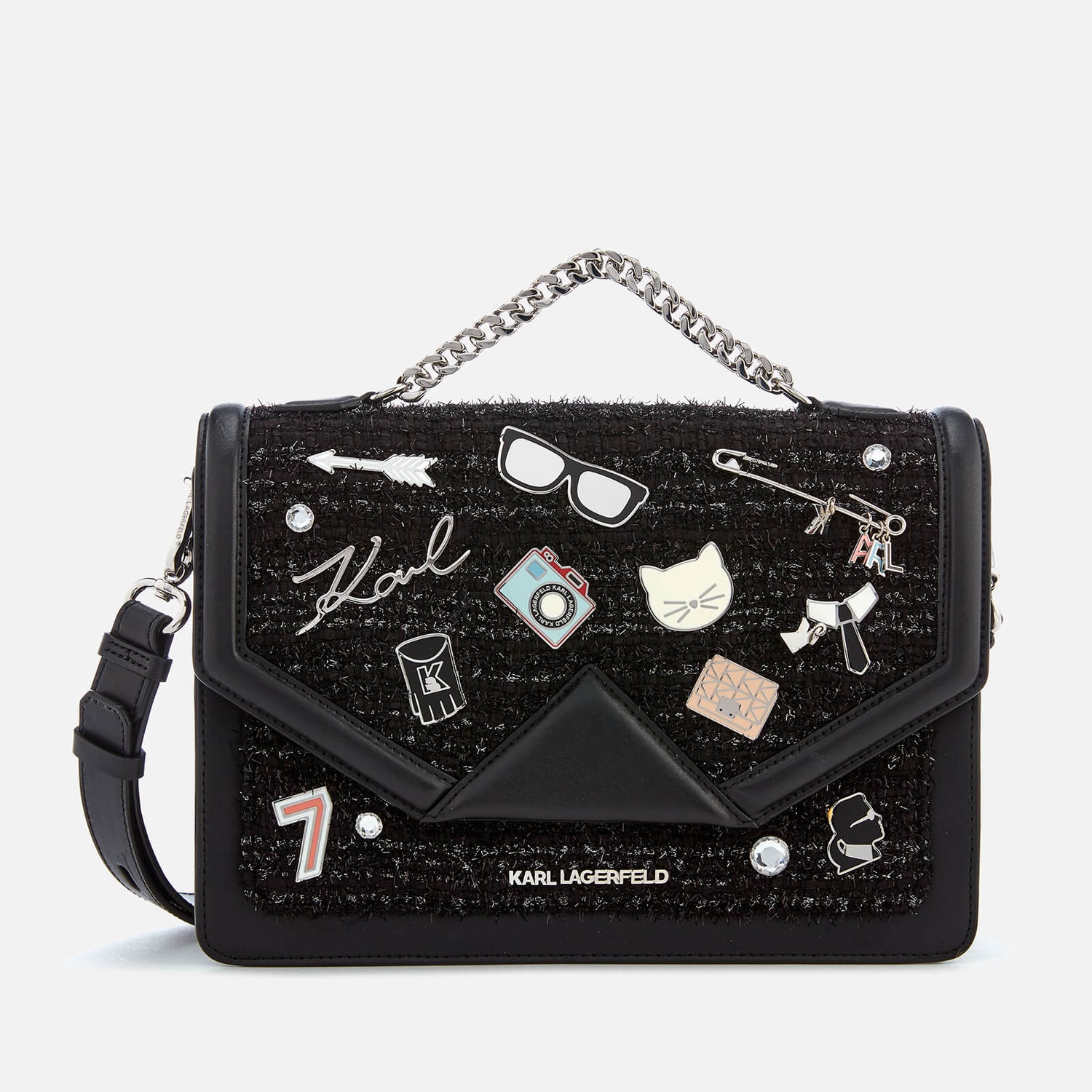 Karl lagerfeld klassik pins shoulder bag sale