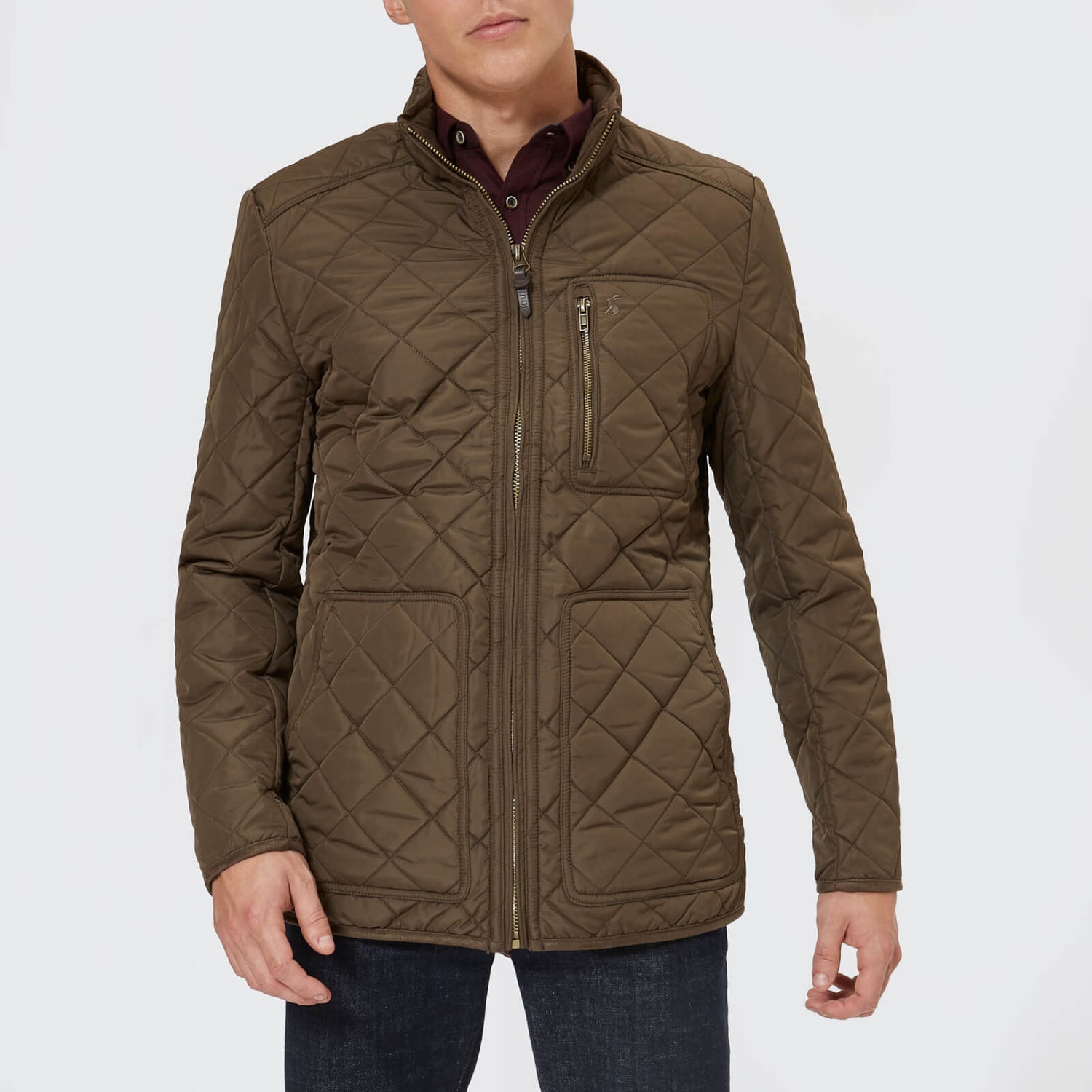 Joules Men s Derwent Quilted Jacket Country Brown TheHut