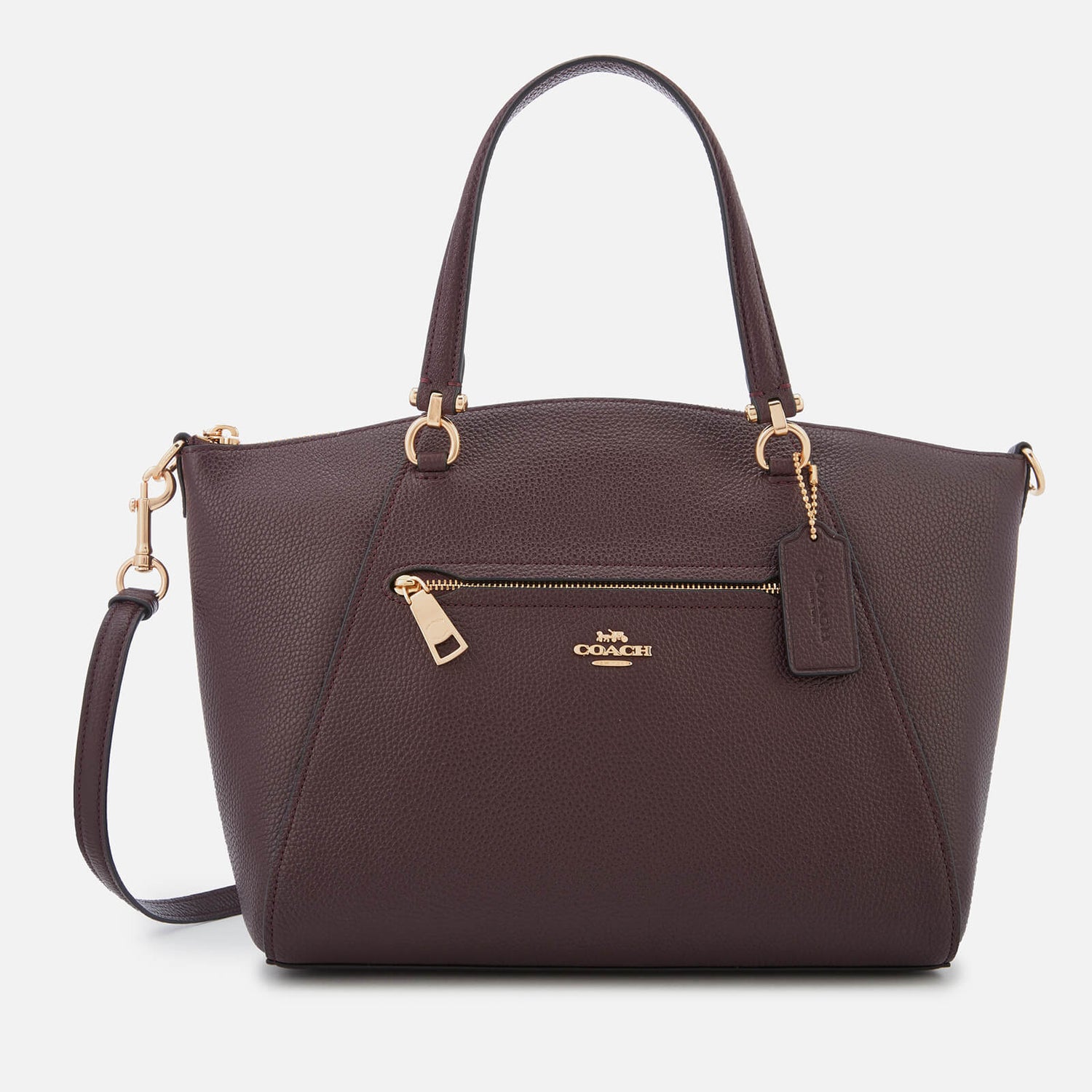 coach navy shoulder bag