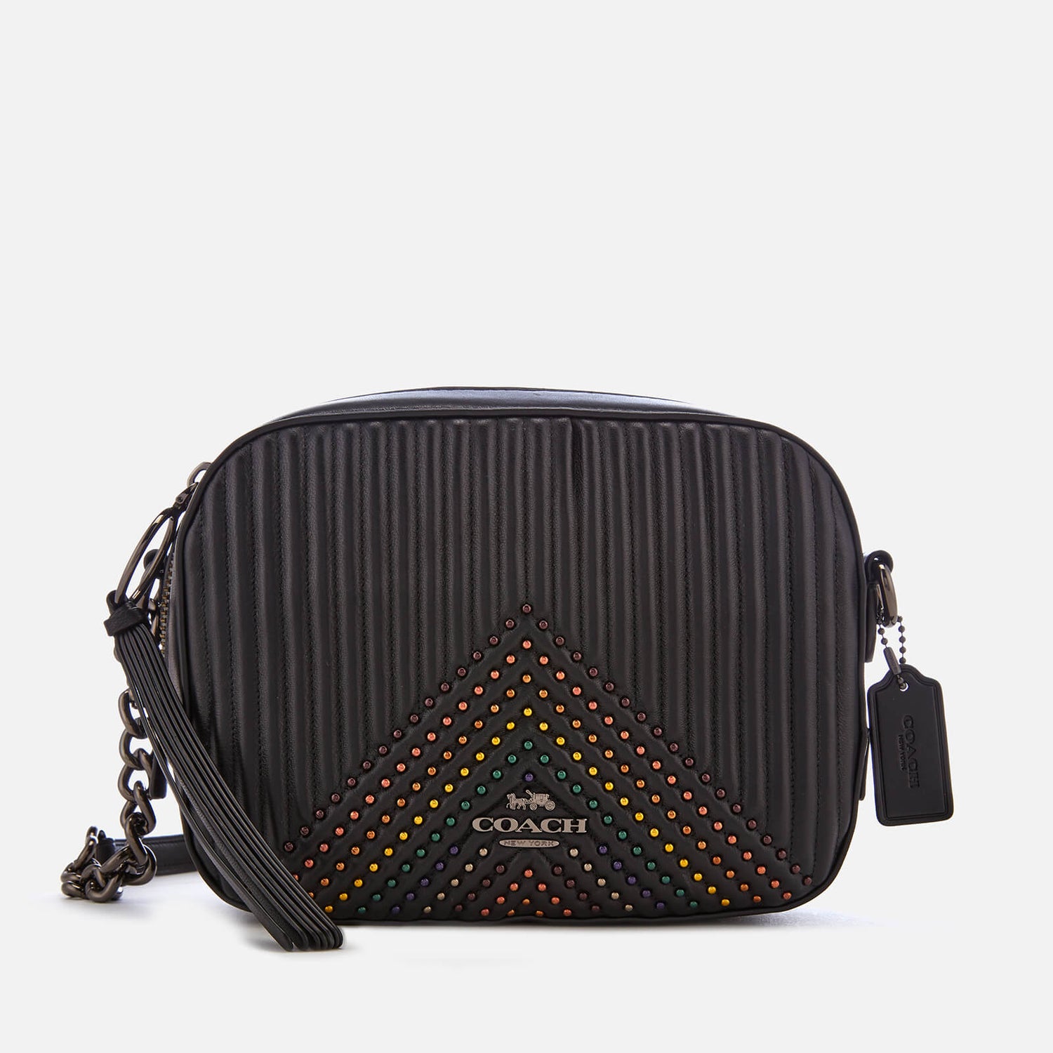 Coach camera bag with rivets deals