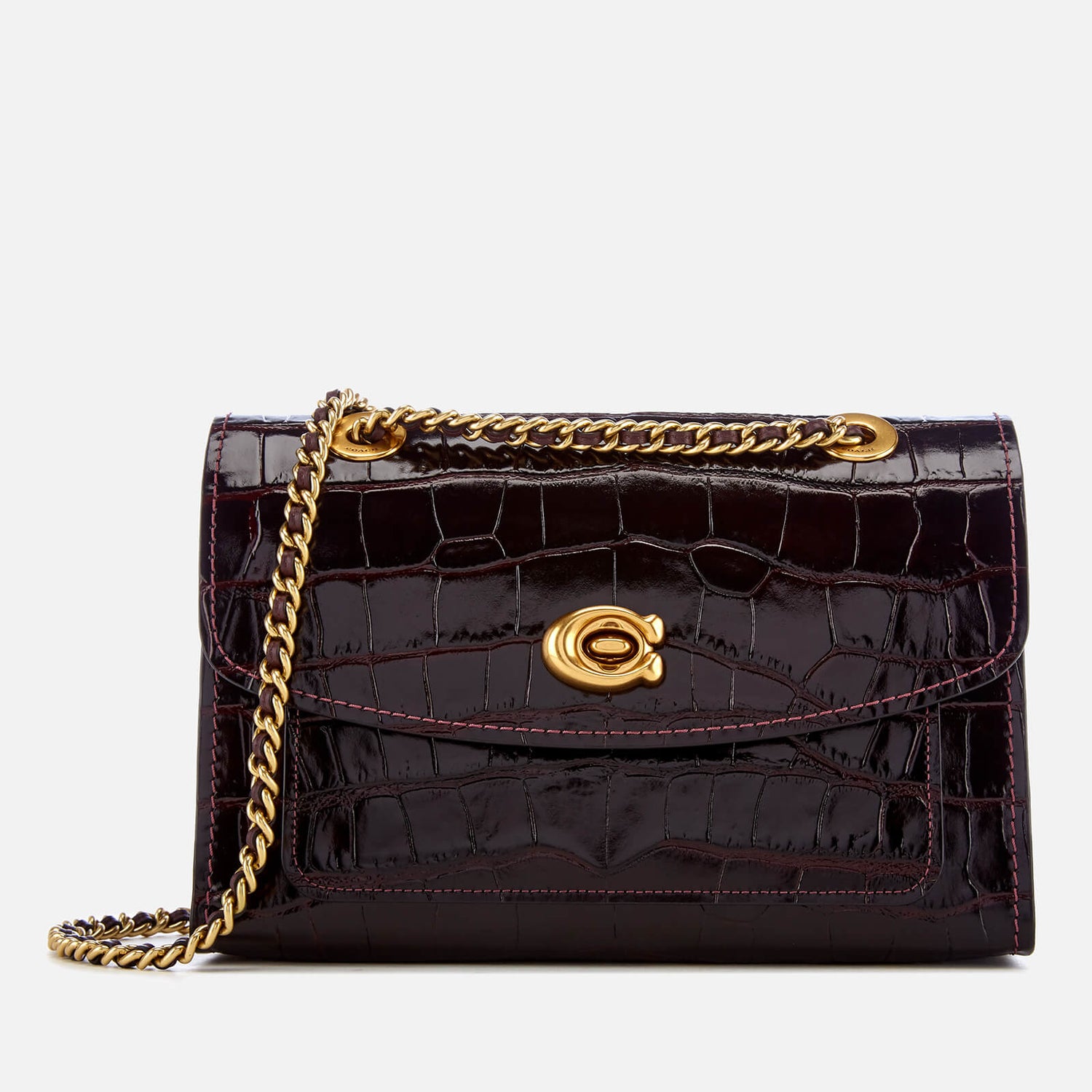 Coach parker clearance plum