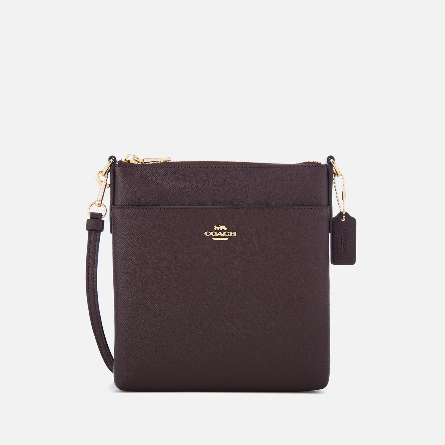 Coach Women's Crossgrain Messenger Cross Body Bag - Oxblood