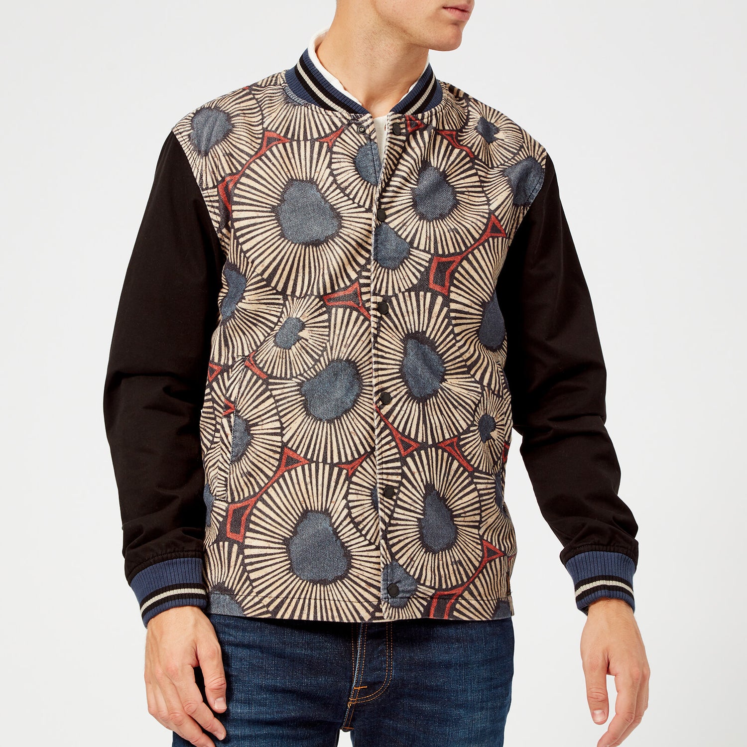Nudie Jeans Men s Tor Baseball Jacket Black TheHut