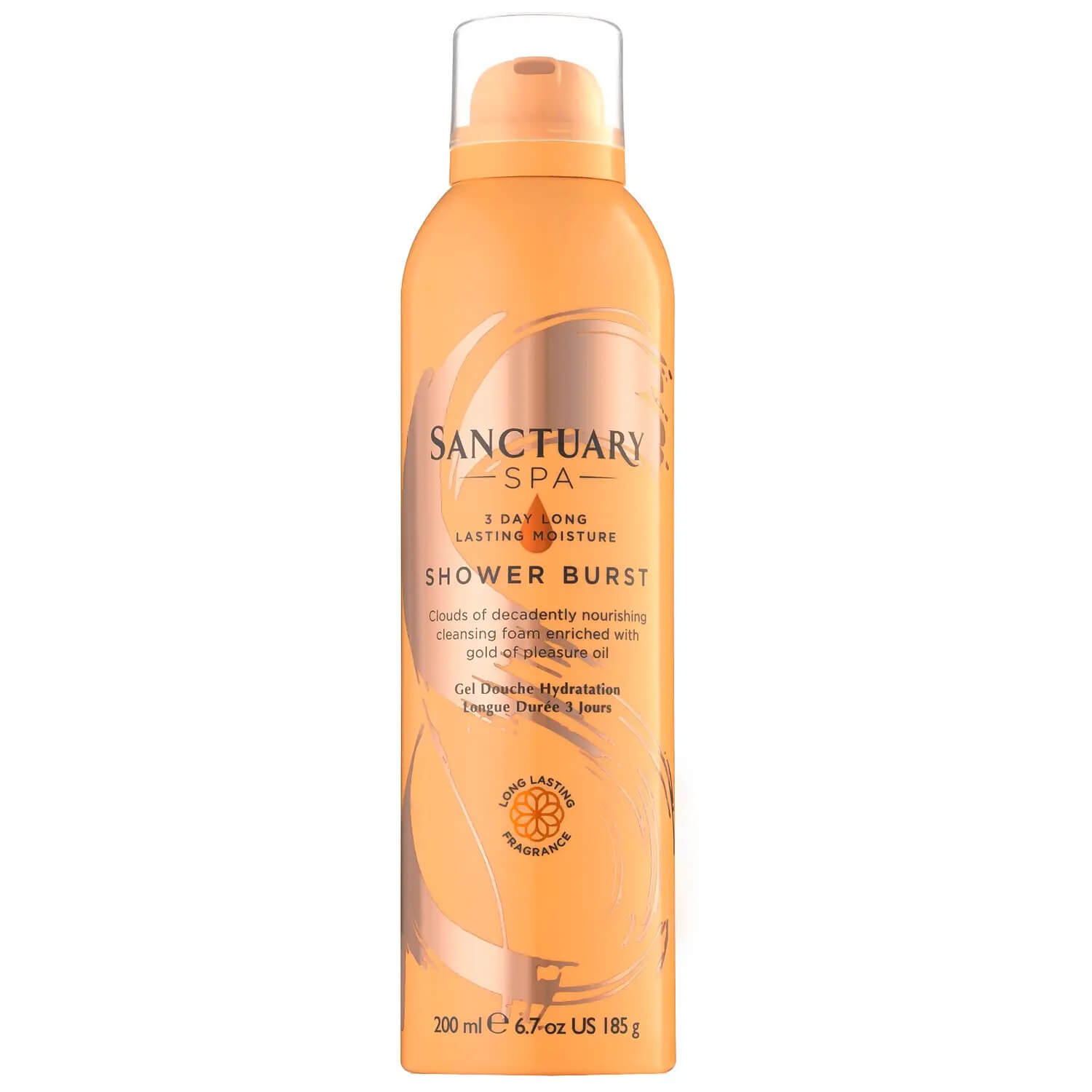 Sanctuary Spa Classic Luxury Oil Shower Burst Foam 200ml LOOKFANTASTIC