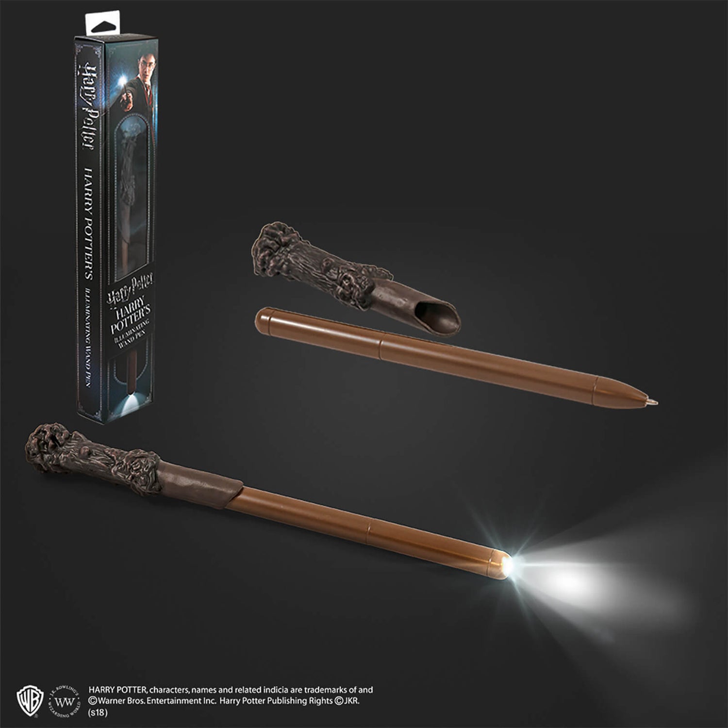 Harry Potter Zauberstab-Stift mit Leuchtfunktion Merchandise