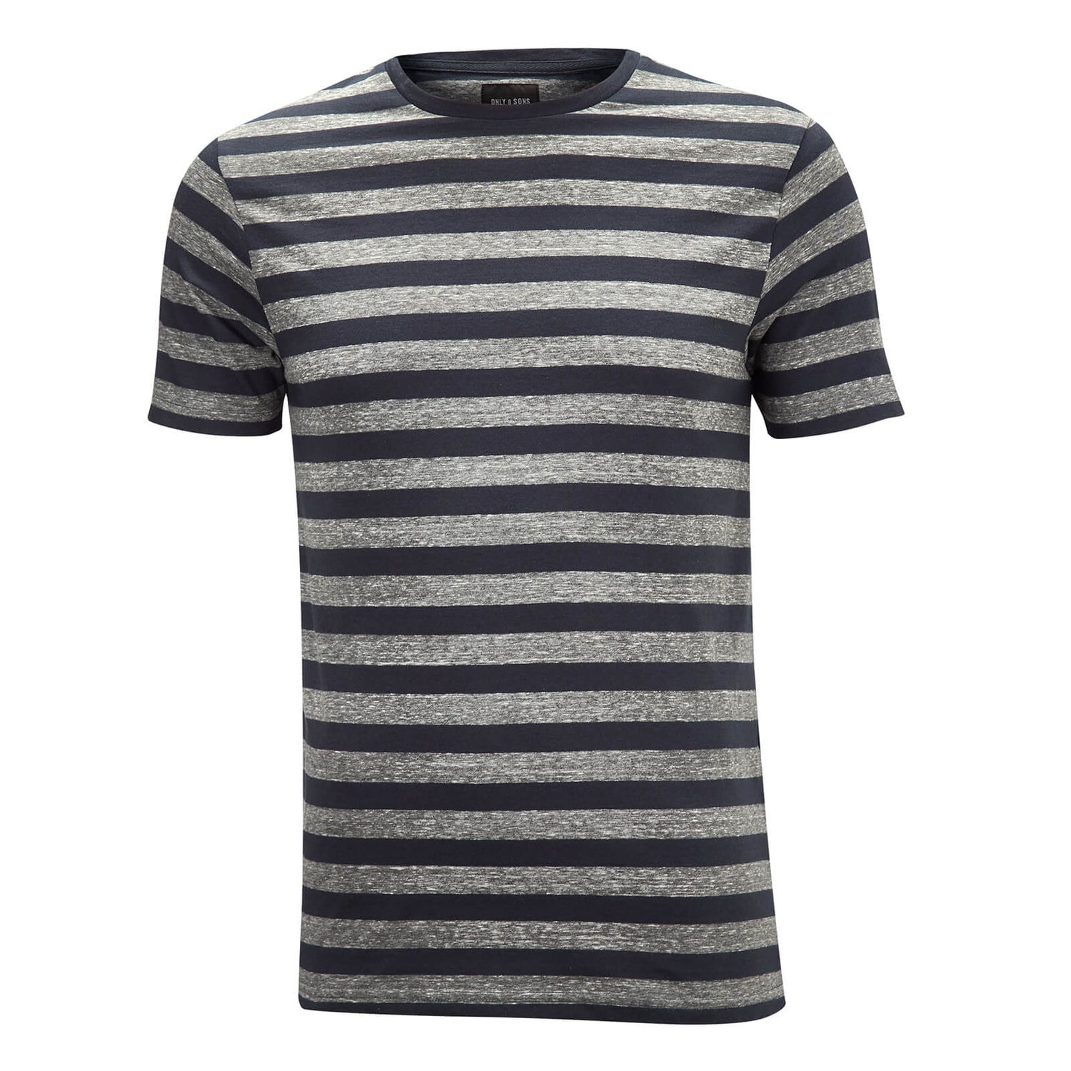 Only Sons Men's Rock Stripe T-Shirt Blue Night Mens Clothing
