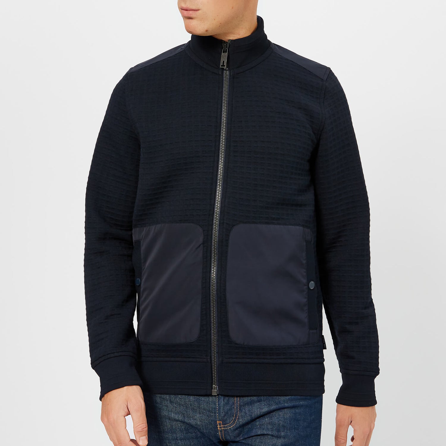 Ted baker funnel shop neck quilted jacket