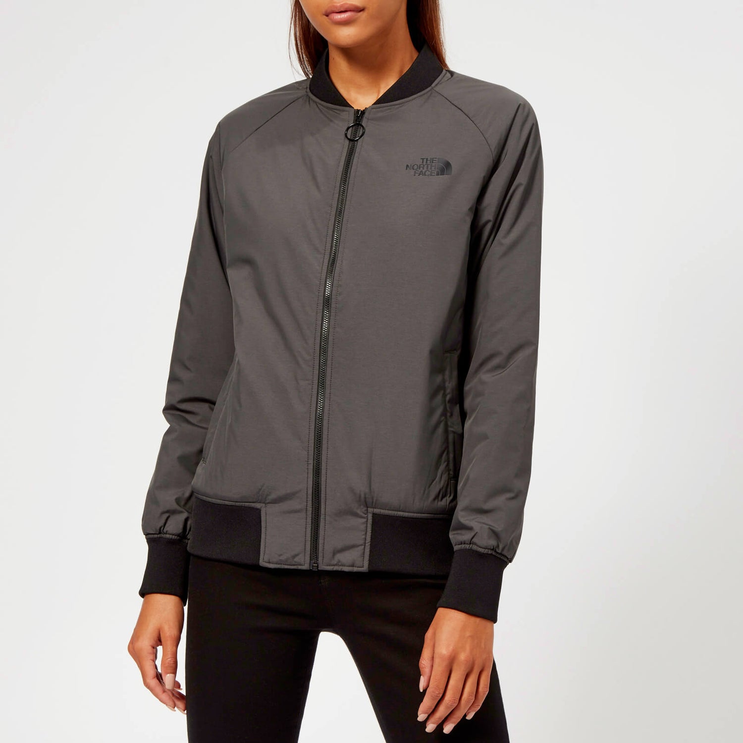 The North Face Women's Insulated Bomber Jacket - TNF Dark Grey Heather
