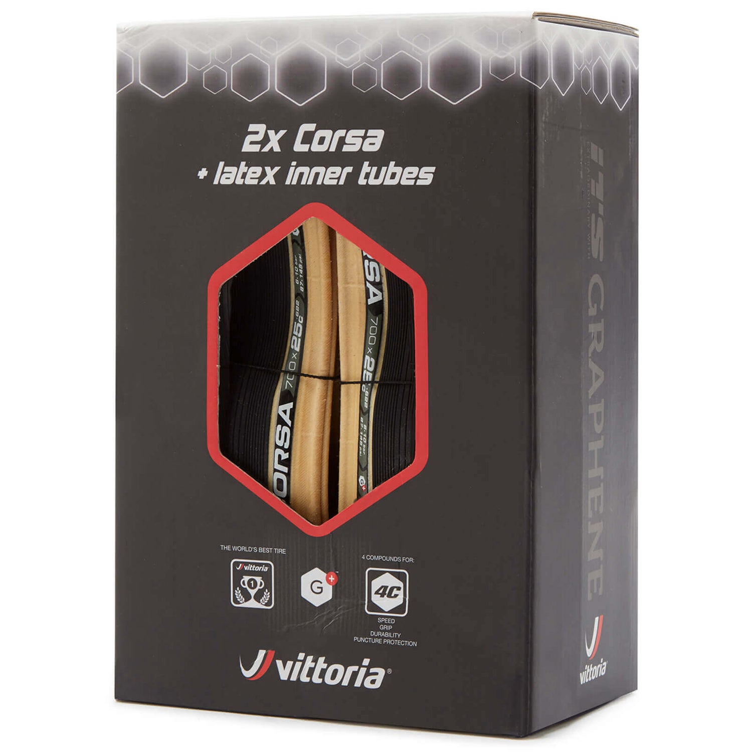 Vittoria corsa g+ clincher tyre twin pack clearance