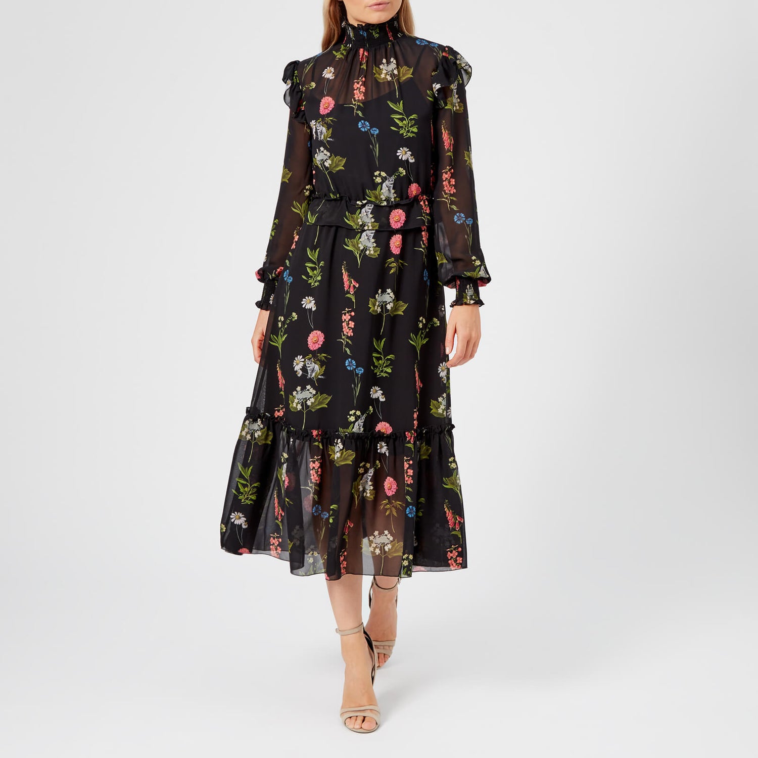 Simarra florence midi long sale sleeve dress
