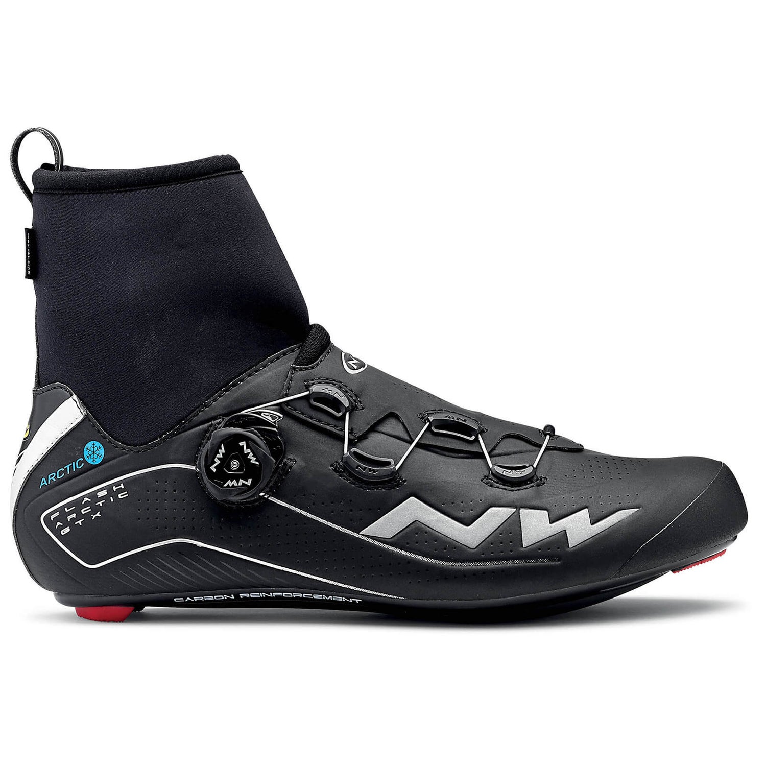 New Northwave Flash Arctic GTX winter cycling shoes 42 UK8.5 black 