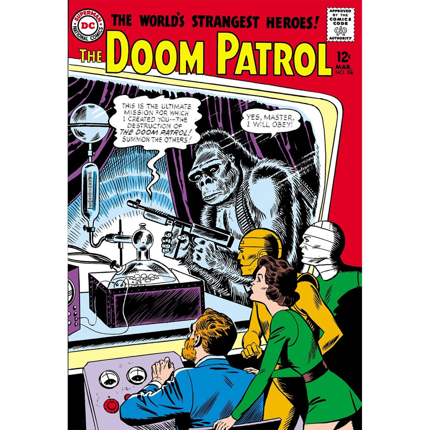 DC Comics Doom Patrol The Silver Age Omnibus Hardcover Books