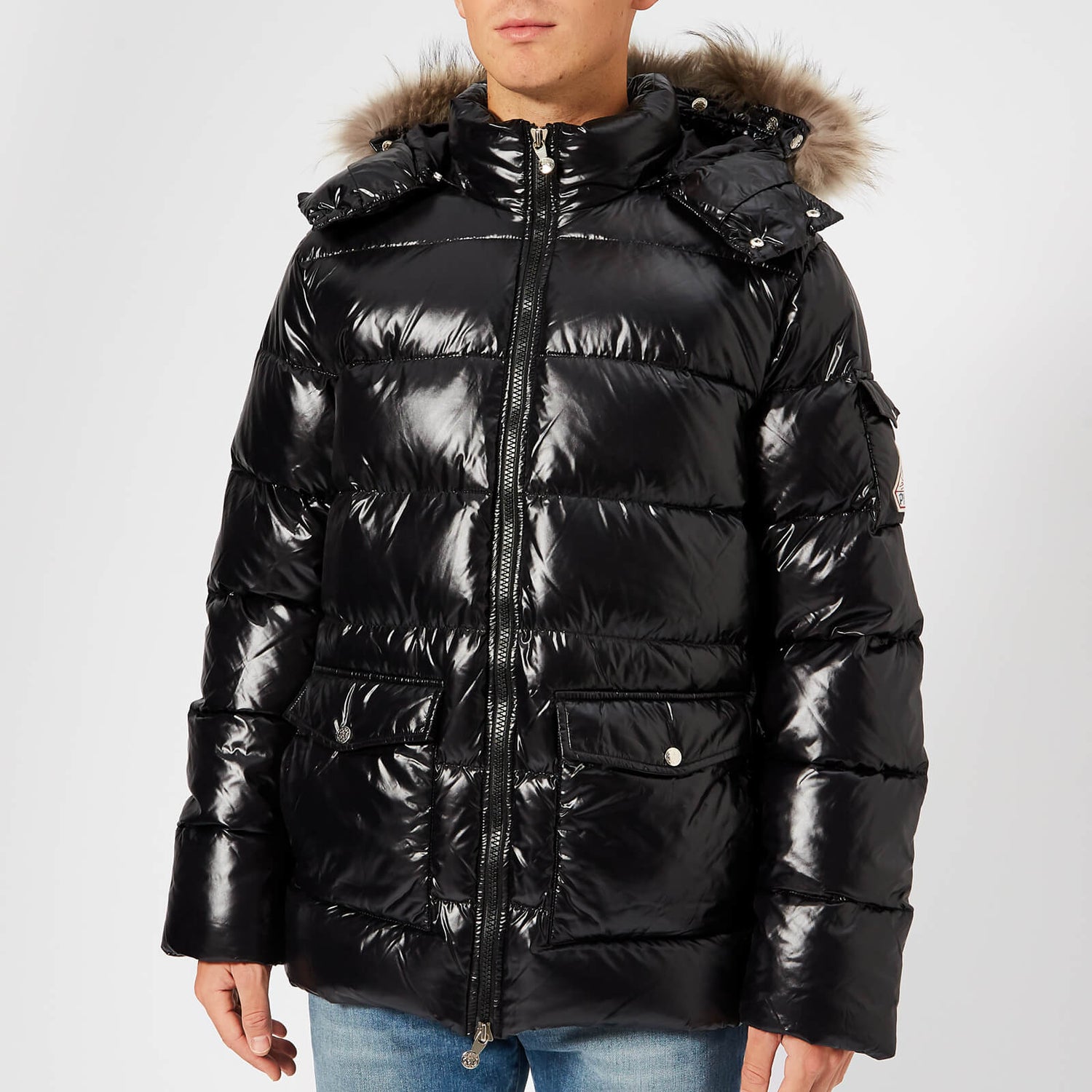 Pyrenex Men s Vintage Authentic Jacket Shiny Fur Black TheHut