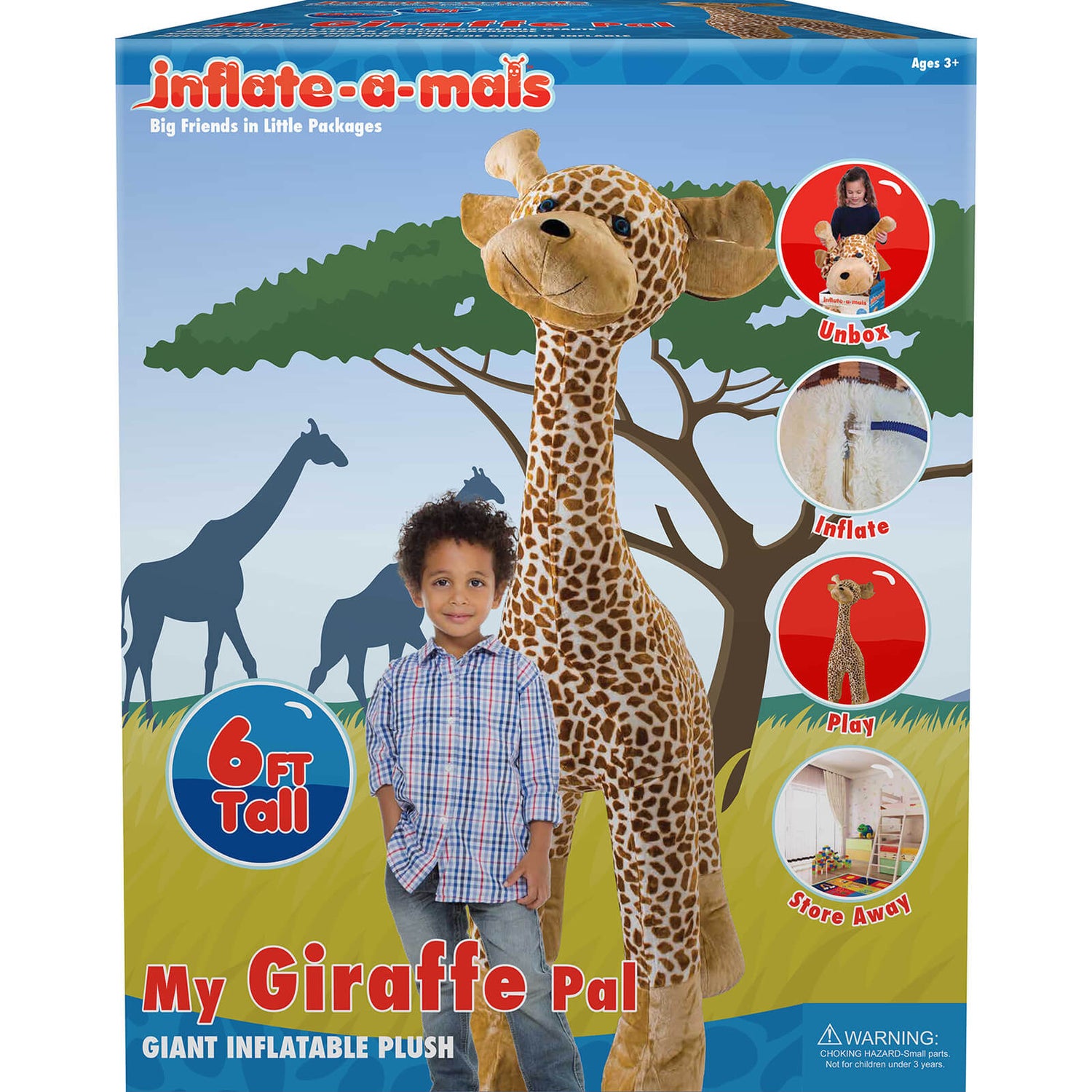 6 foot giraffe stuffed animal deals