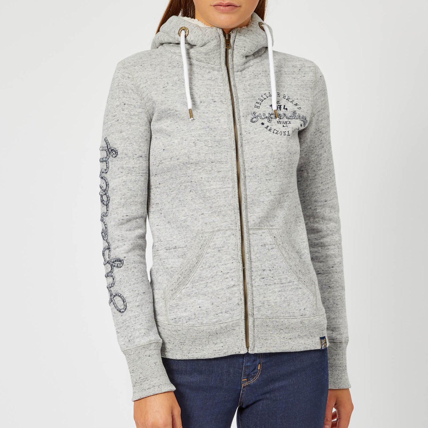Aria applique on sale zip hoodie