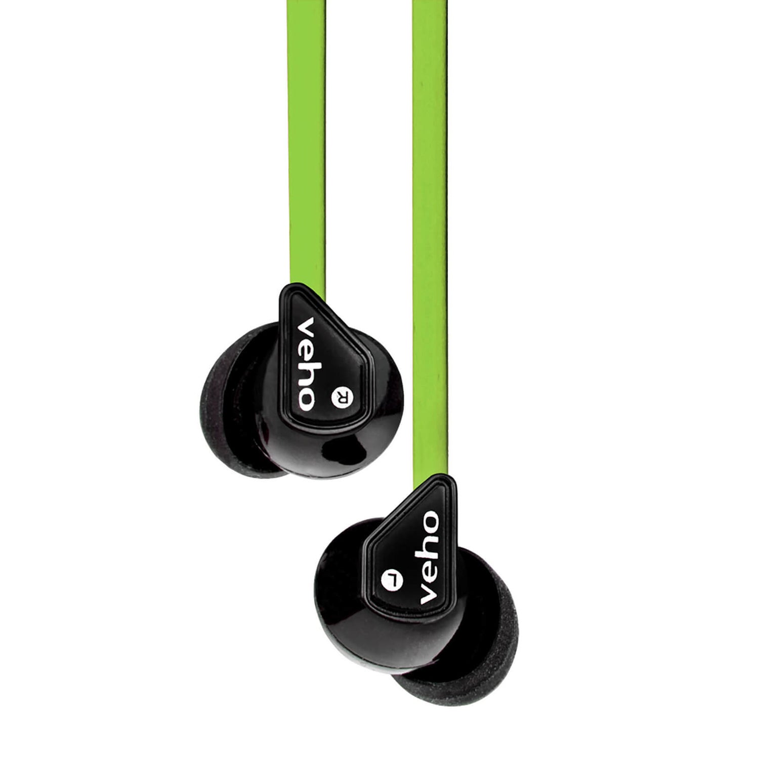 Veho Z1 Noise Isolating Stereo Earphones with Flat Flex Anti Tangle
