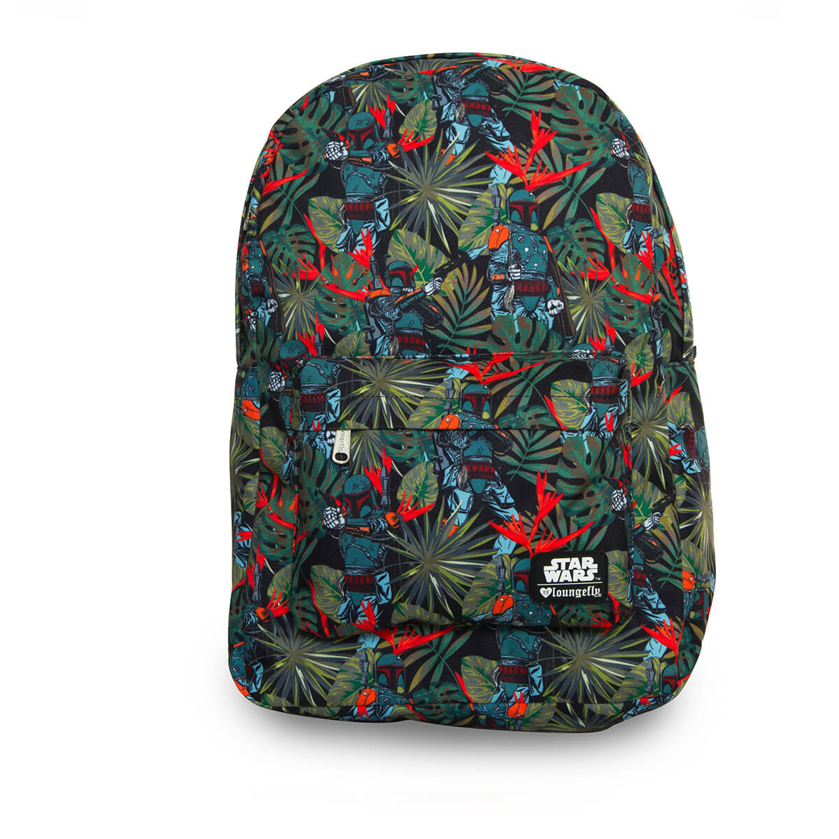 Loungefly Star Wars Boba Fett Bright Leaves AOP Print Backpack