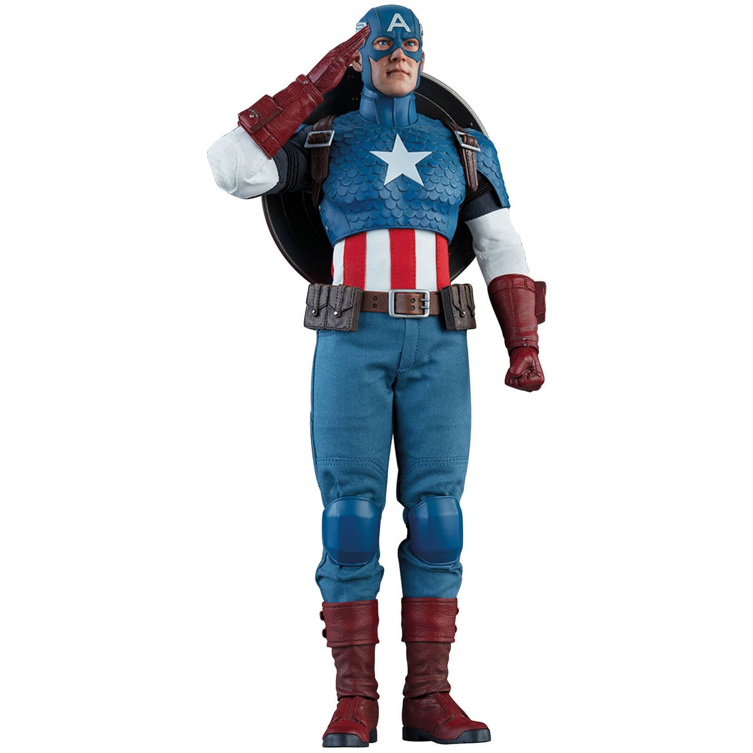 Figurine Captain America Échelle 1/6 Sideshow Collectibles Marvel Comics 30  cm Merchandise