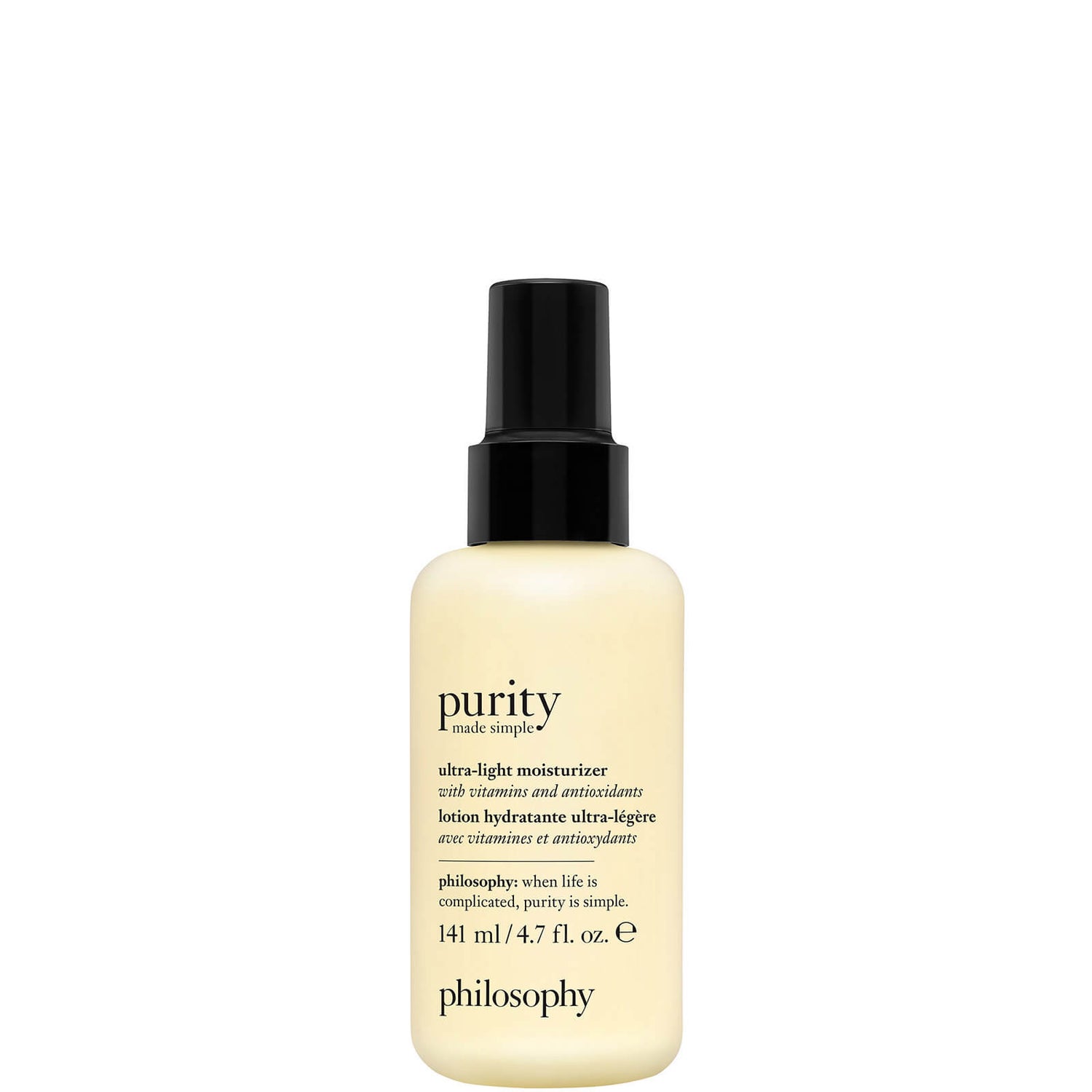 philosophy Purity UltraLight Moisturiser 141ml LOOKFANTASTIC