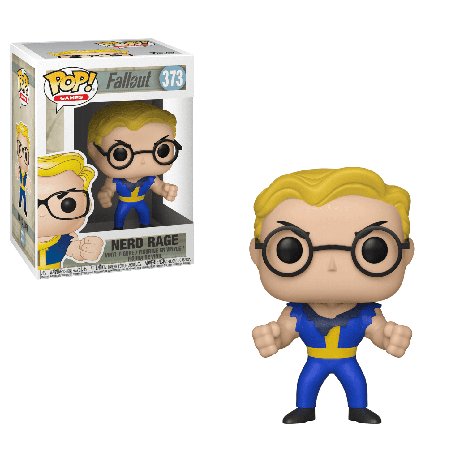 Fallout Vault Boy Nerd Rage Pop Vinyl Figure Merchandise Zavvi US