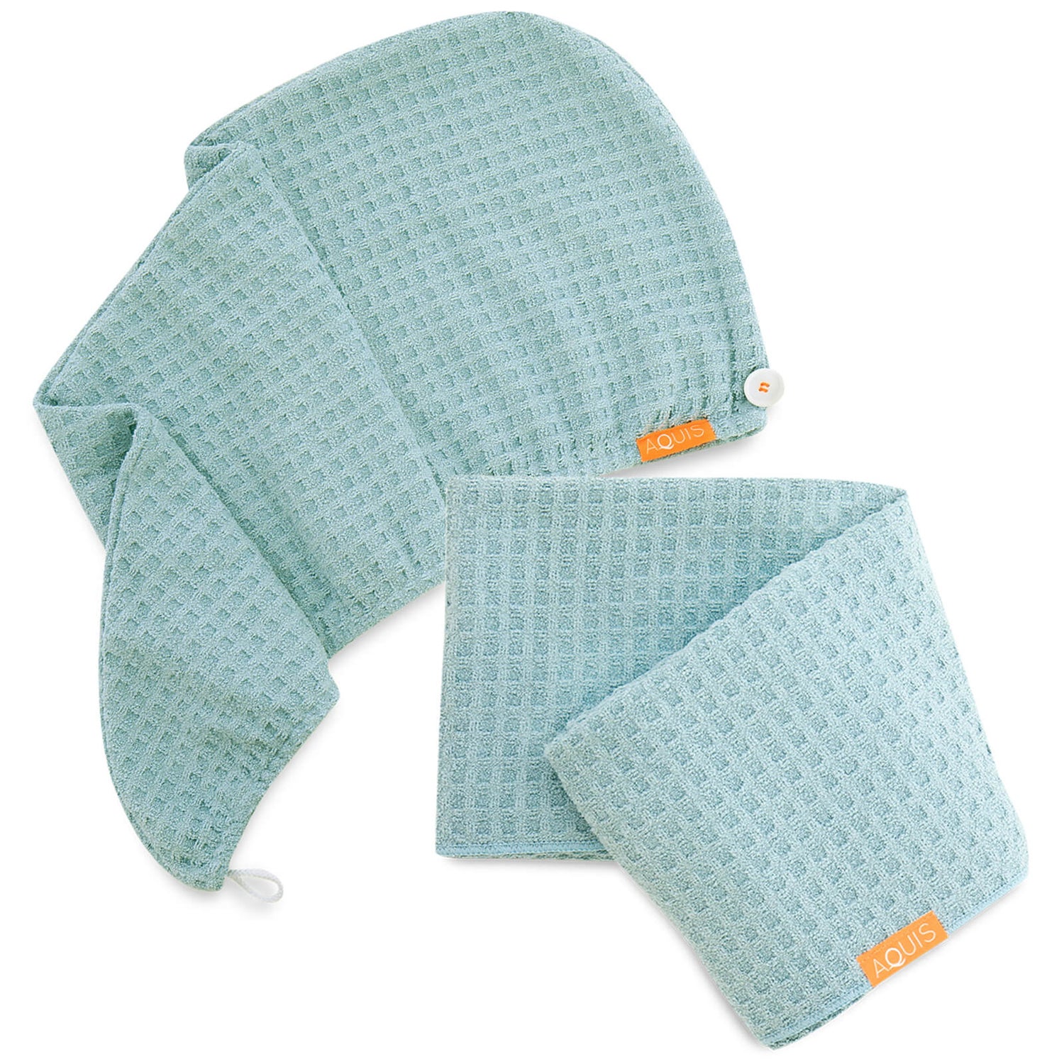 Aquis waffle hair towel cheap
