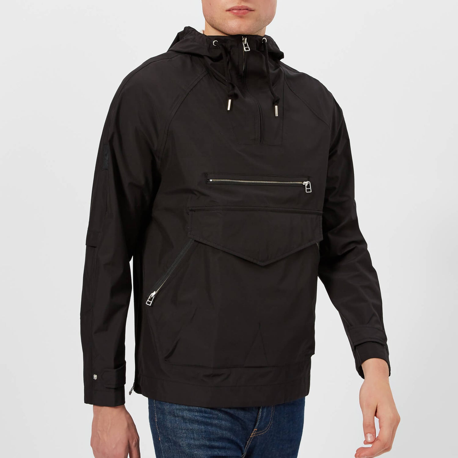 Pretty Green Men s Providence Water Resistant Overhead Jacket Black TheHut