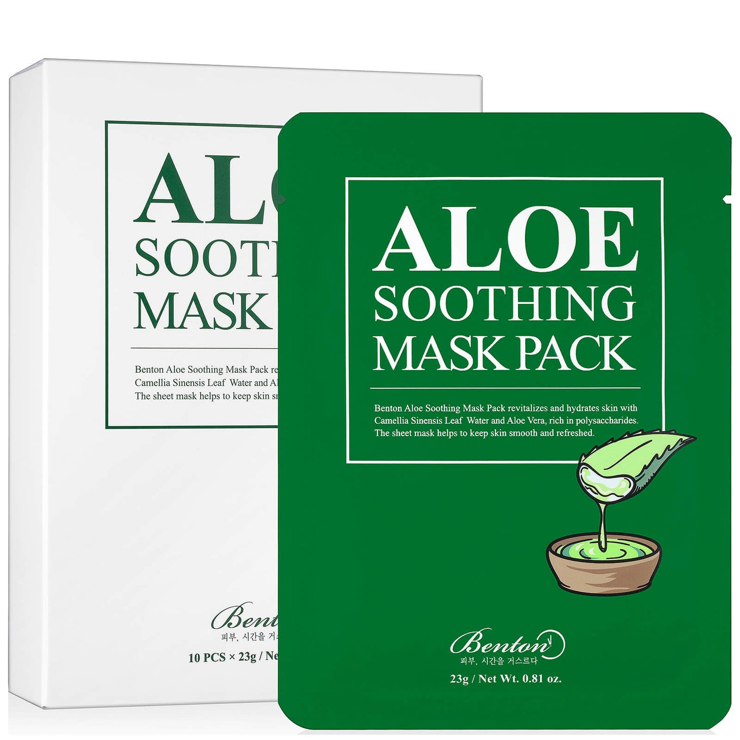 Benton Aloe Soothing Mask Pack –10Ea/Pack