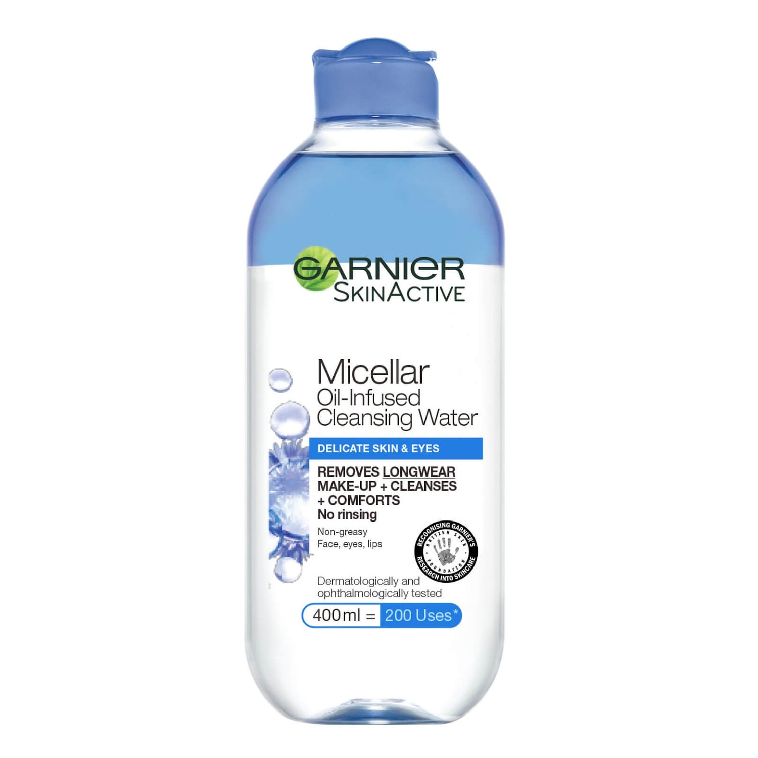 Garnier Micellar Water Facial Cleanser and Makeup Remover for Delicate