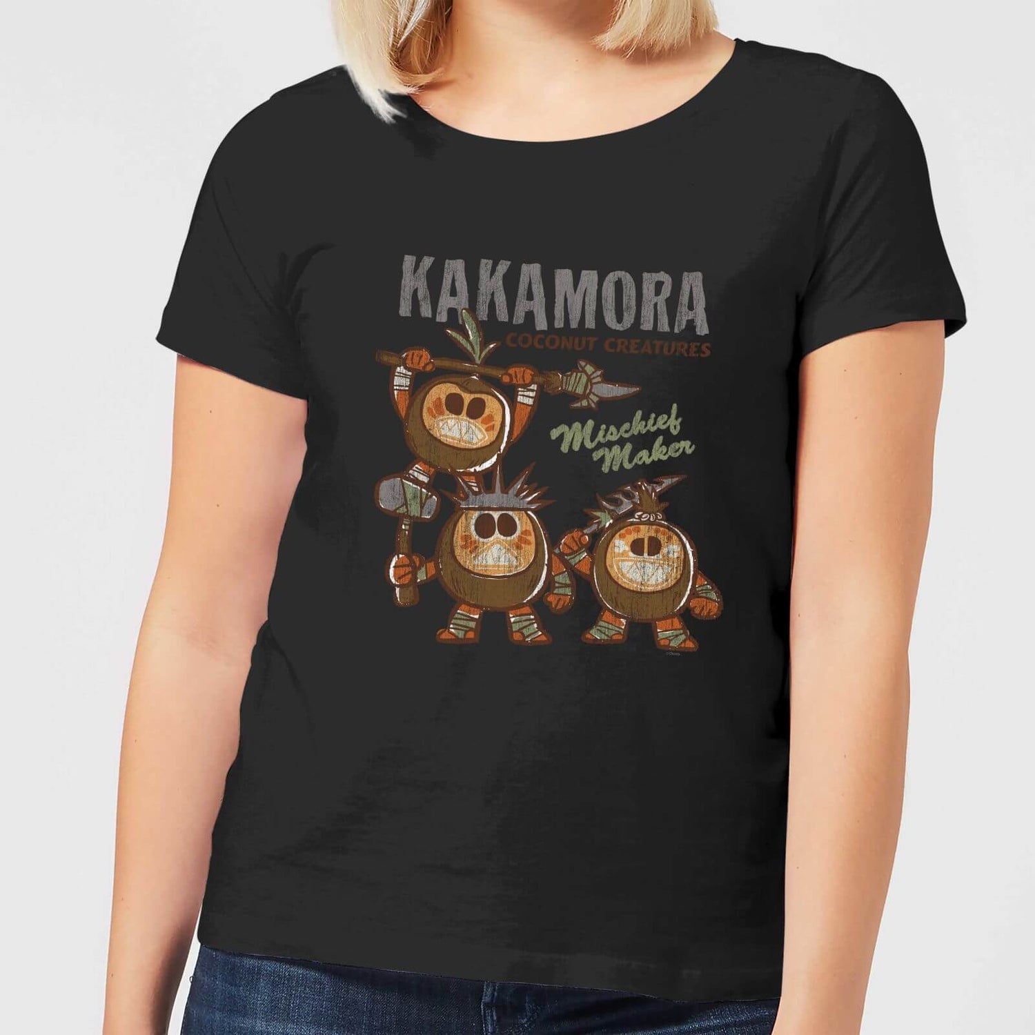 Moana Kakamora Mischief Maker Women s T Shirt Black