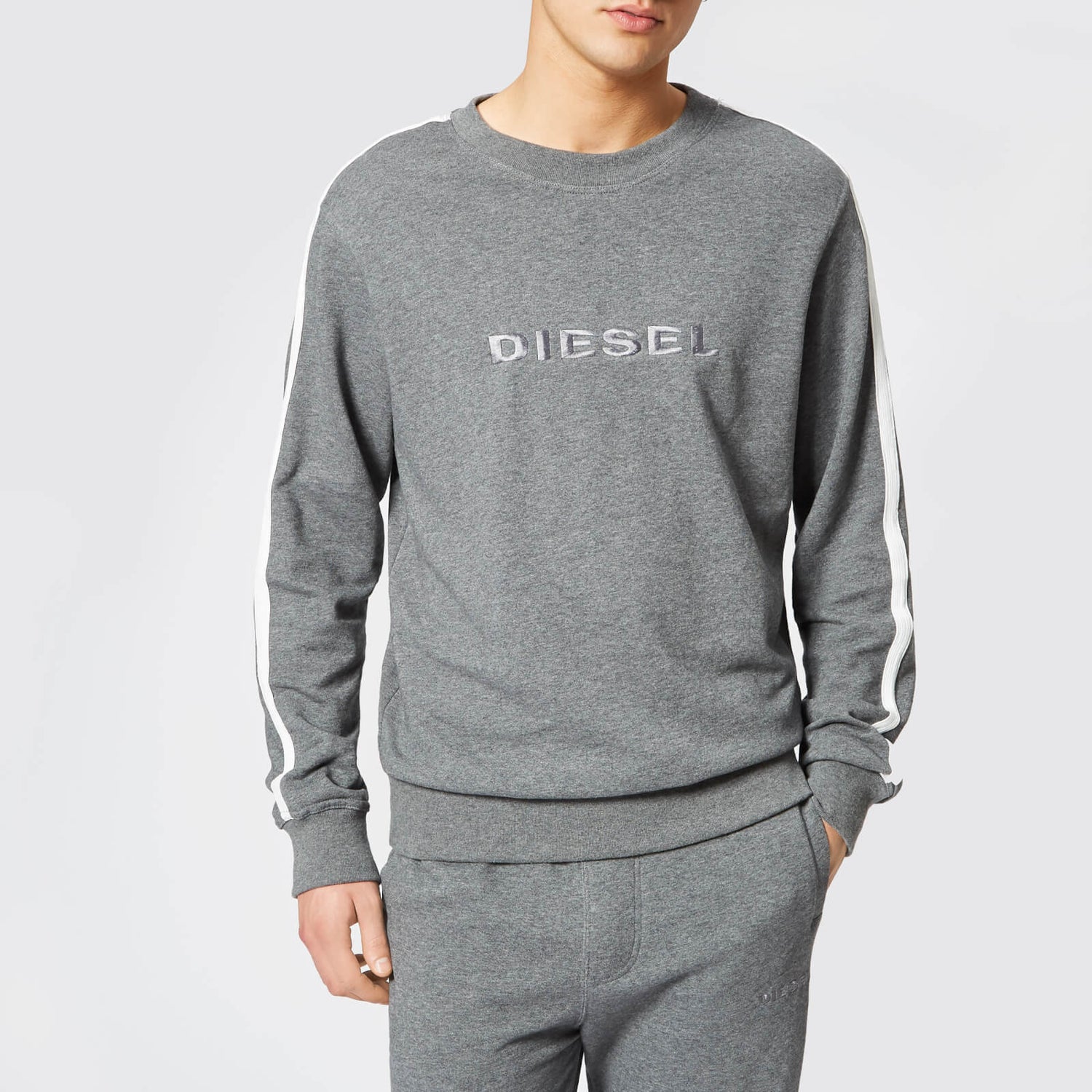 Diesel Men s Willy Sweatshirt Grey TheHut