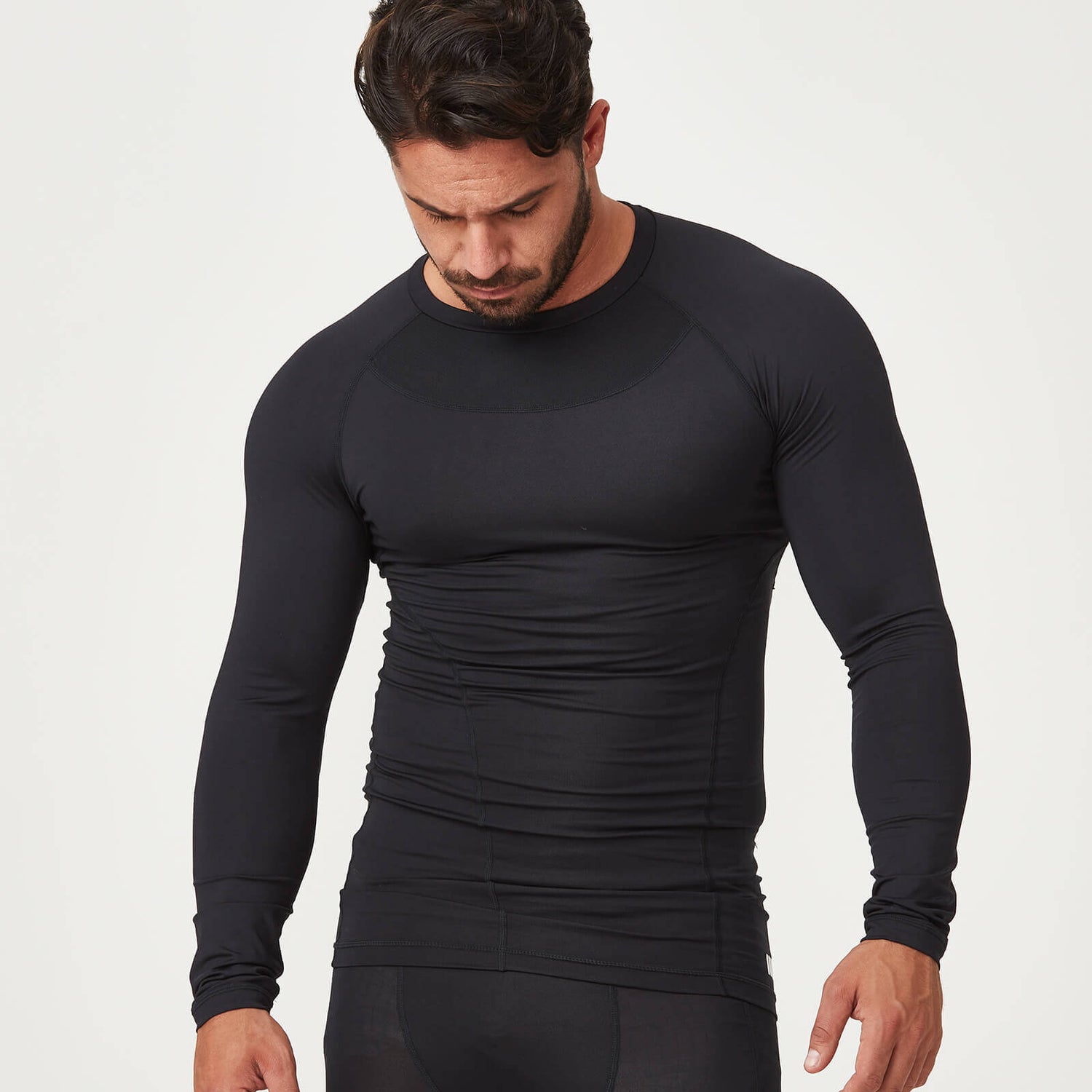 Men's Compression Long Sleeve Shirt - Dark Gray