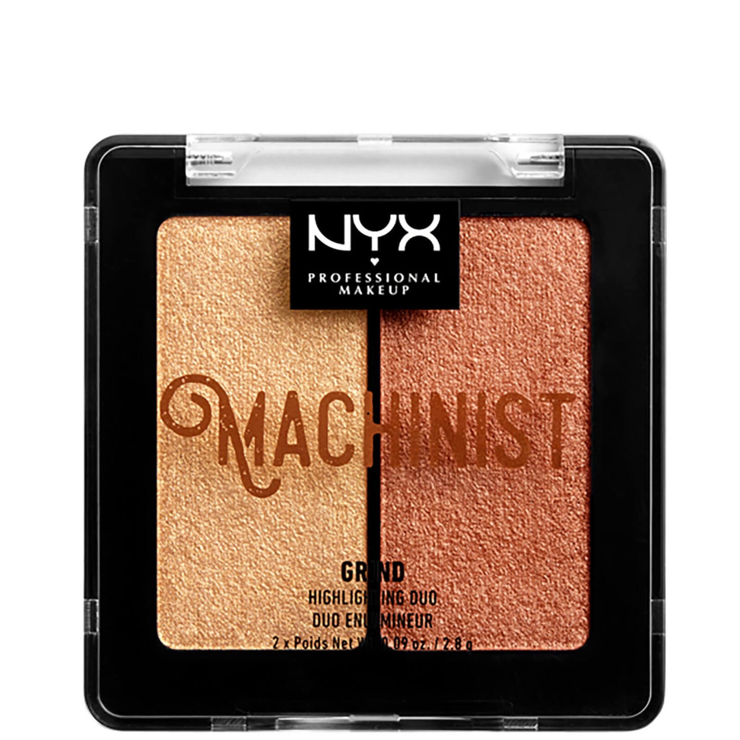 NYX Professional Makeup Machinist Highlighter Duo Kit Grind Koop