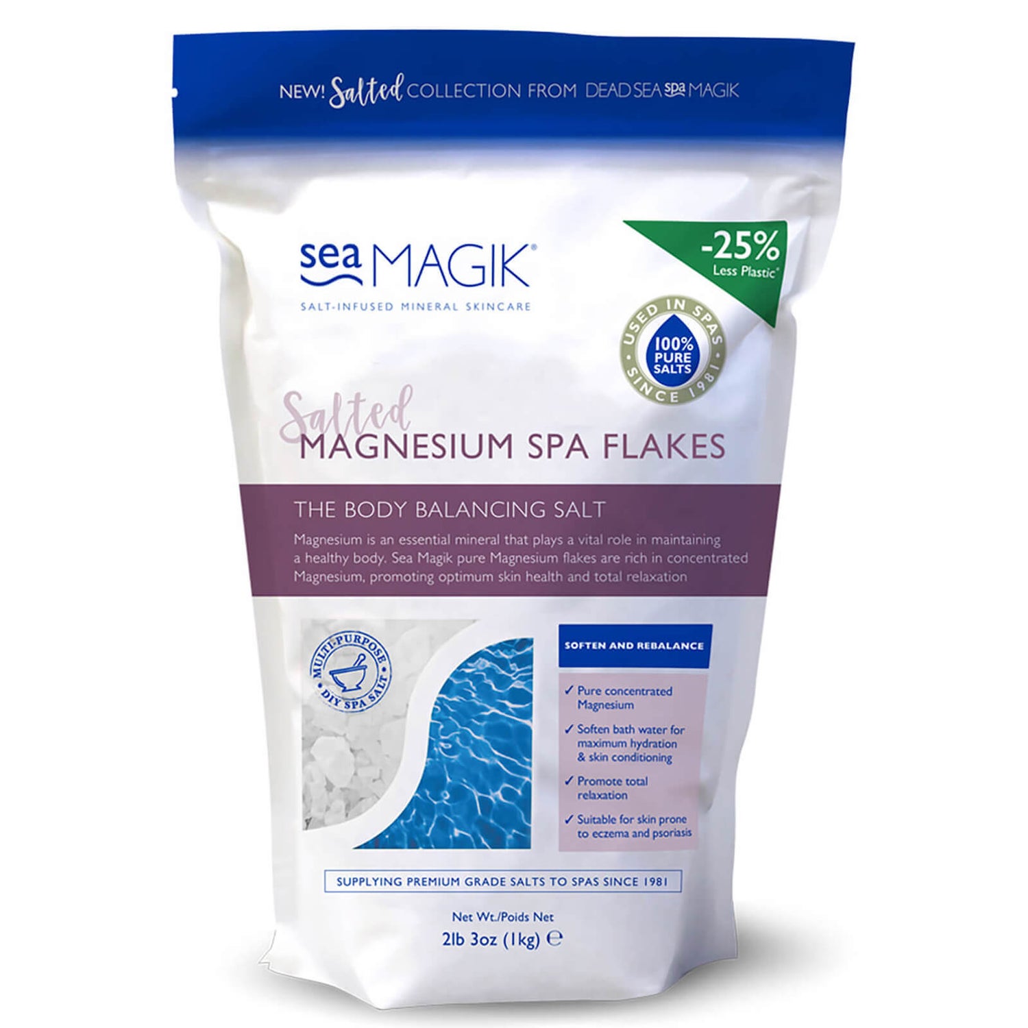 Where Can I Buy Magnesium Flakes Sea Magik Magnesium Spa Flakes 1kg | Buy Online | Mankind