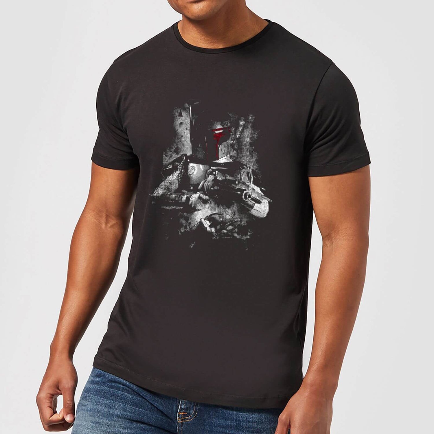 nyse inerti Vag Star Wars Boba Fett Distressed Men's T-Shirt - Black Clothing - Zavvi (日本)