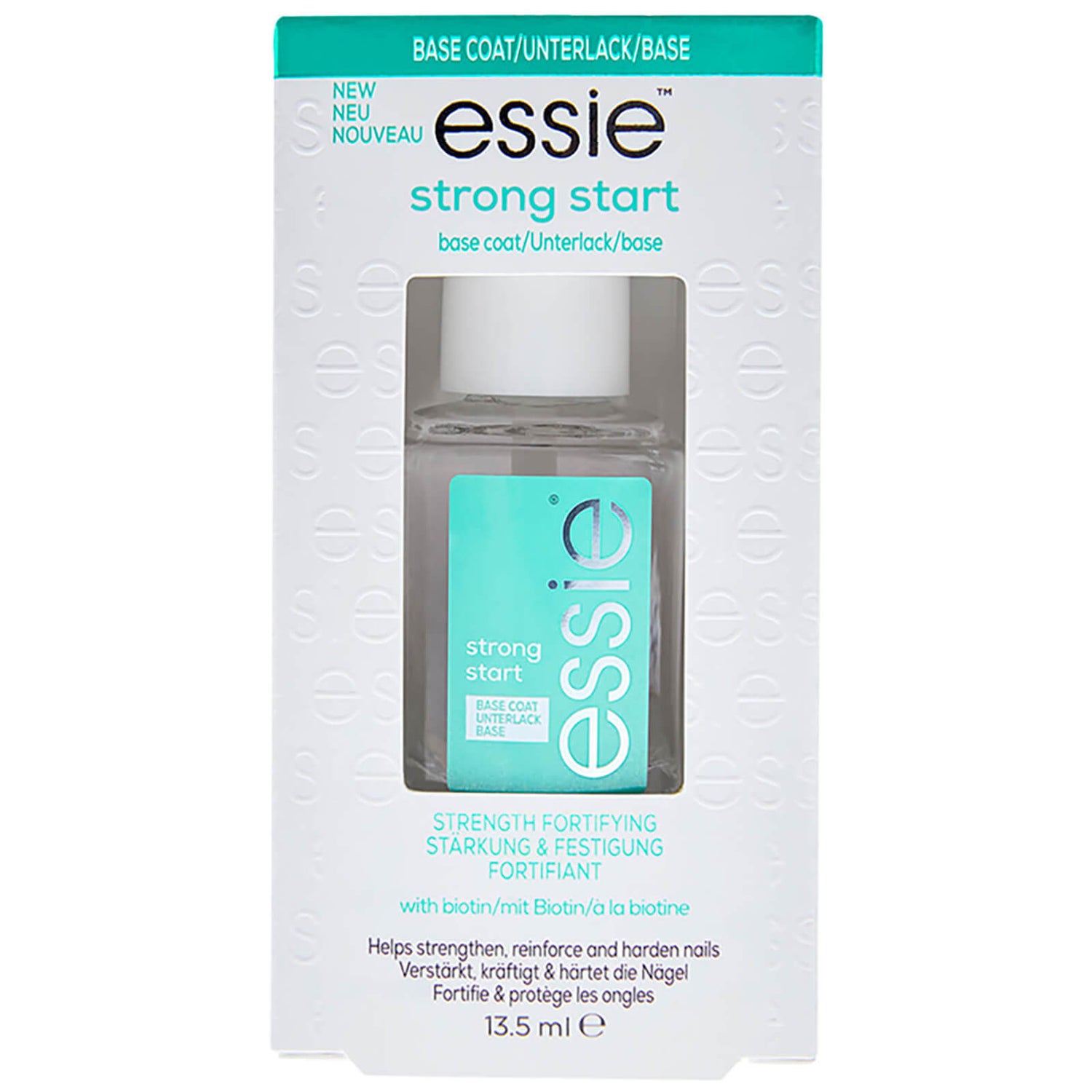 essie Nail Care Strong Start Nail Polish Base Coat LOOKFANTASTIC
