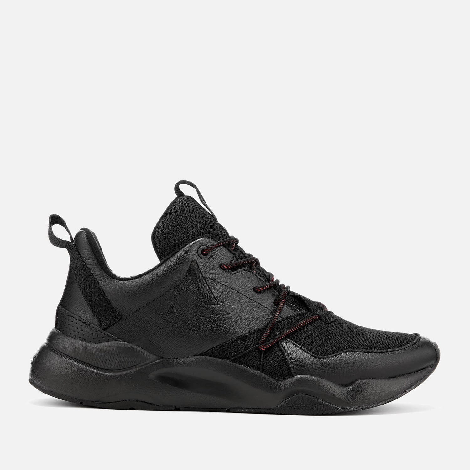 ARKK Copenhagen Men s Asymtrix Mesh Trainers Triple Black TheHut