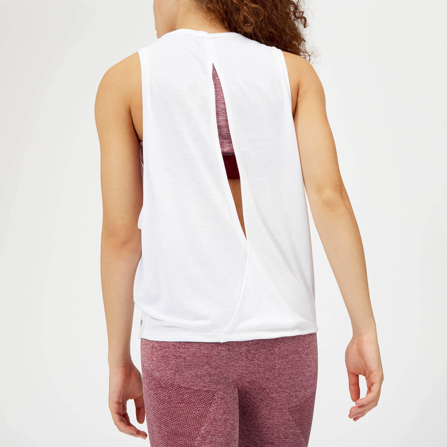 Buy Women s Jump Gym Vest White MYPROTEIN