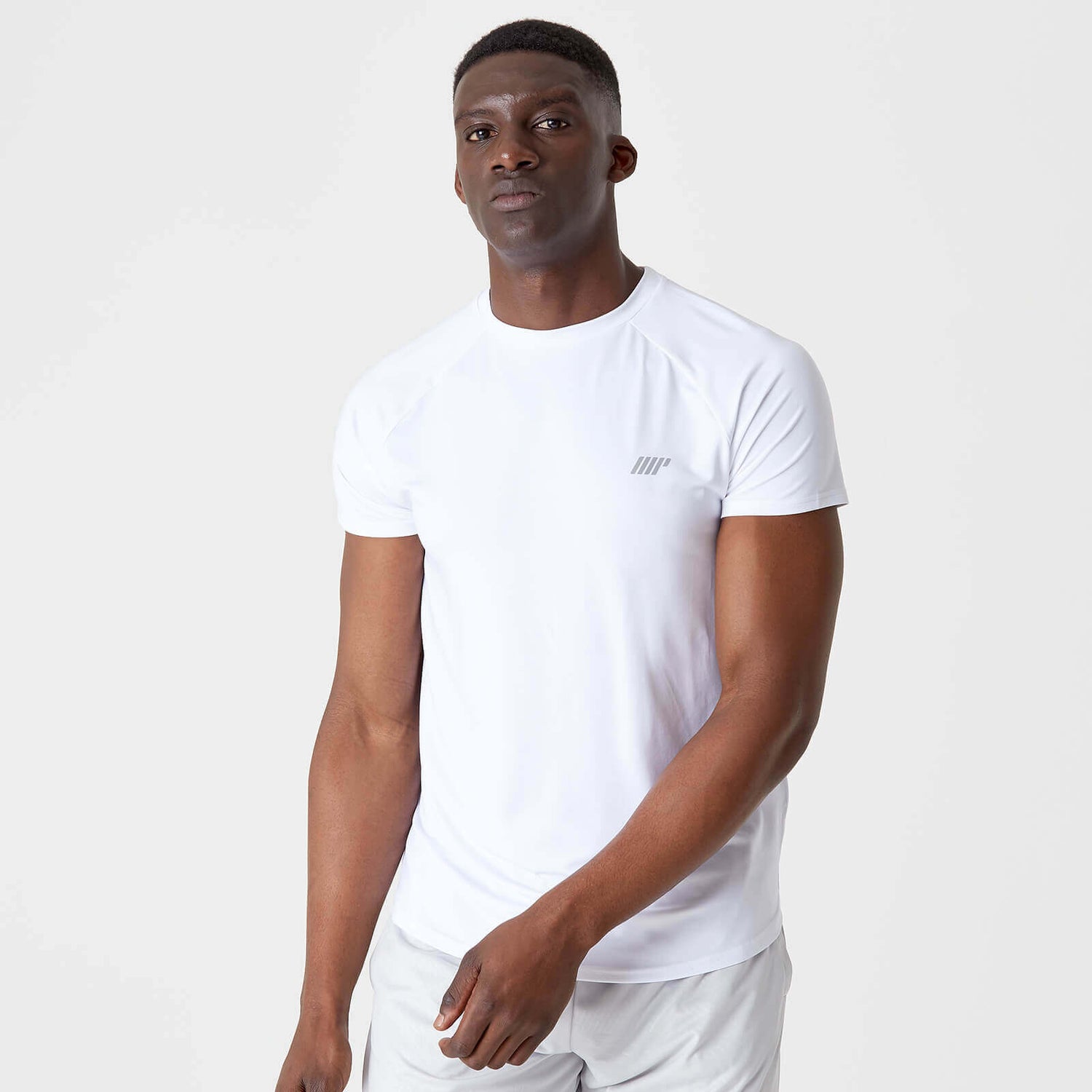 Men's Dry-Tech Sweat-Wicking Gym Shirt | White | MYPROTEIN™