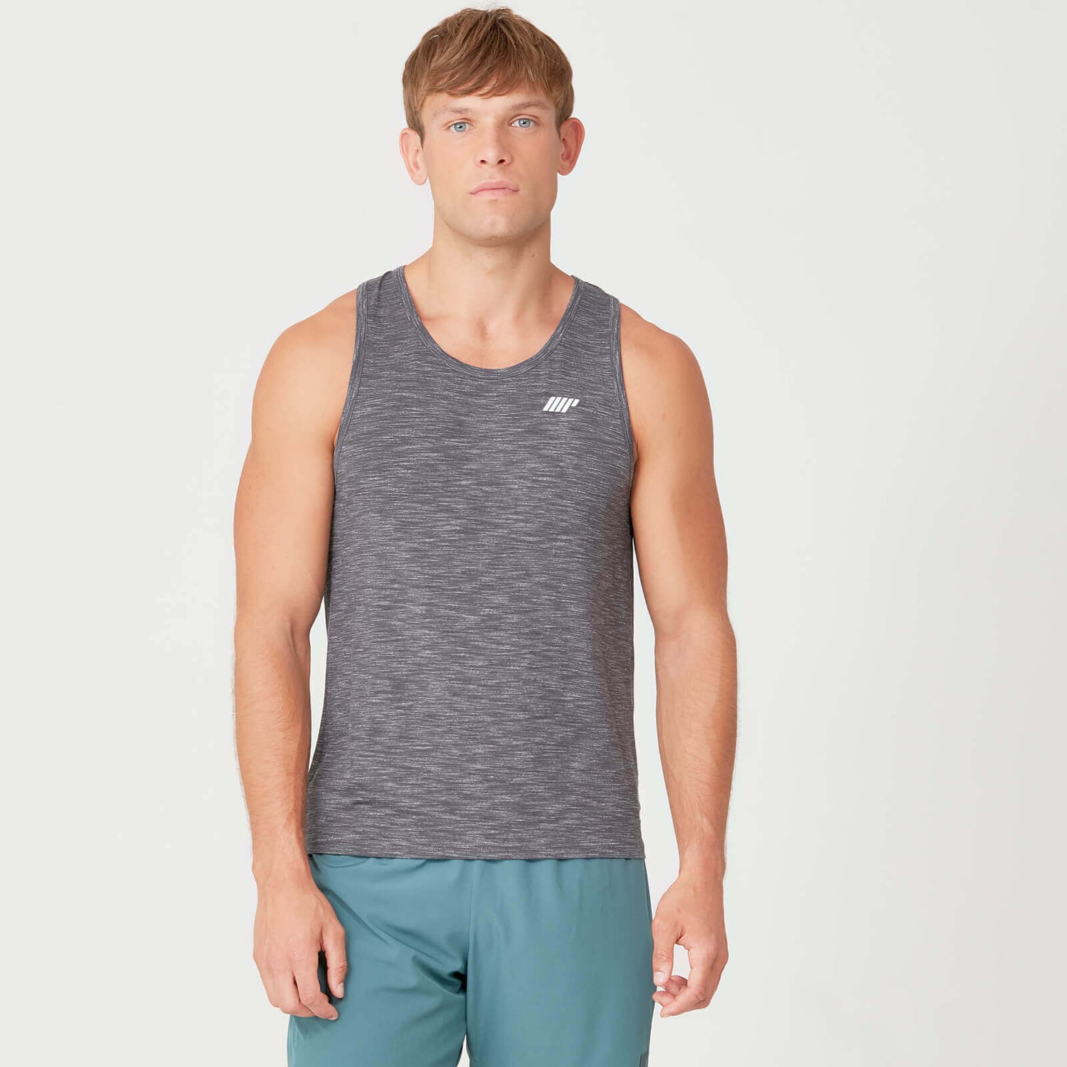 Comprar Camiseta Regata Performance Tank Top Masculina, Preto Rajado