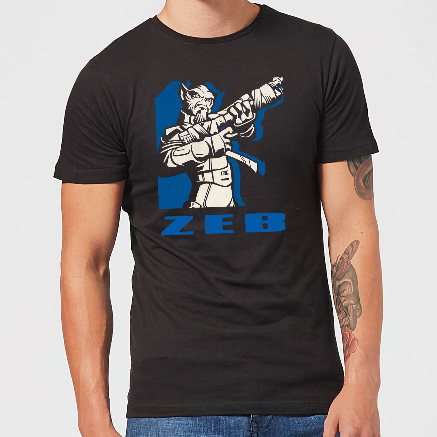 T-Shirt Homme Zeb Star Wars Rebels - Noir