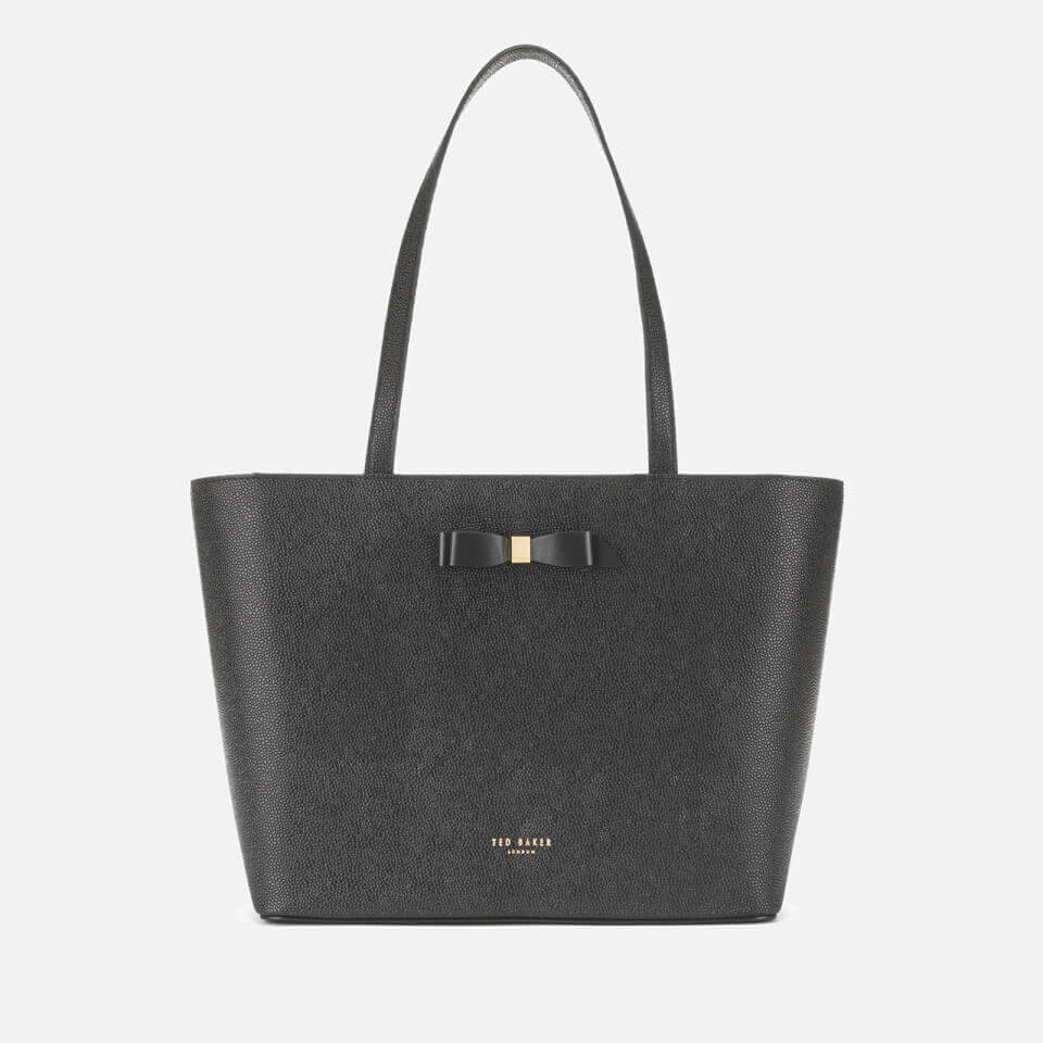 Ted baker bow sale detail leather shopper bag
