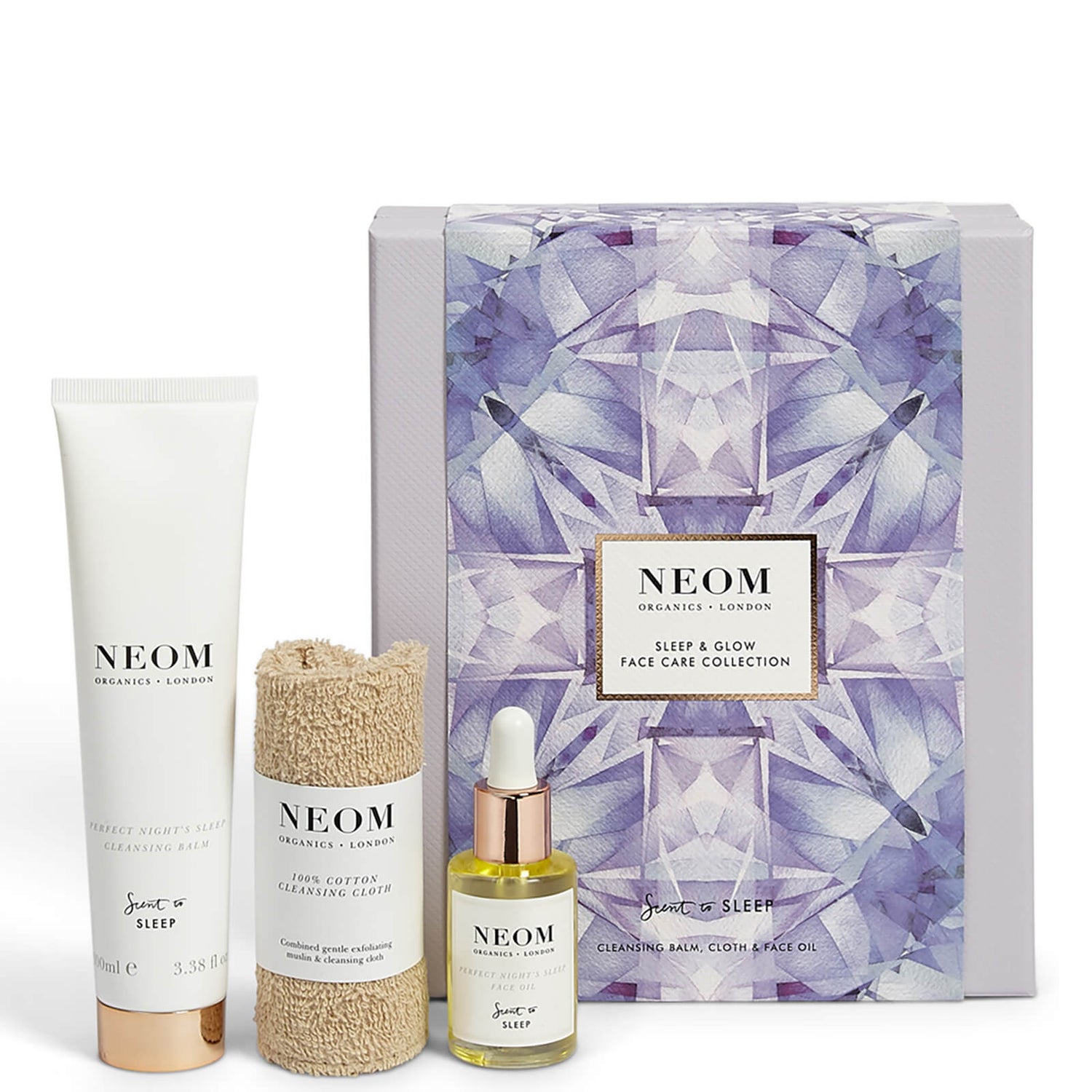 NEOM Sleep and Glow Face Care Collection (Worth £74.00)