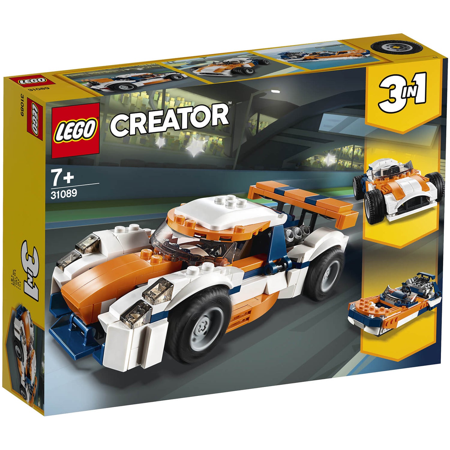 LEGO Creator: 3in1 Sunset Track Race Car Toys - Zavvi