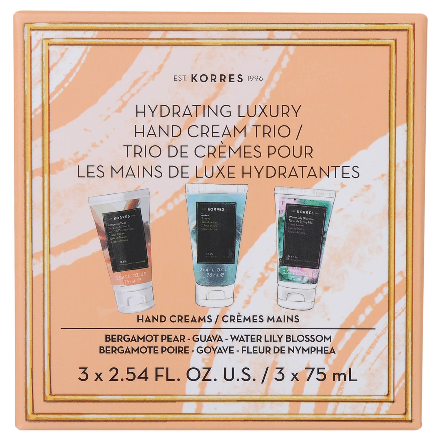 Korres Hydrating Luxury Hand Cream Trio (Worth $43.50) Free US Shipping | lookfantastic